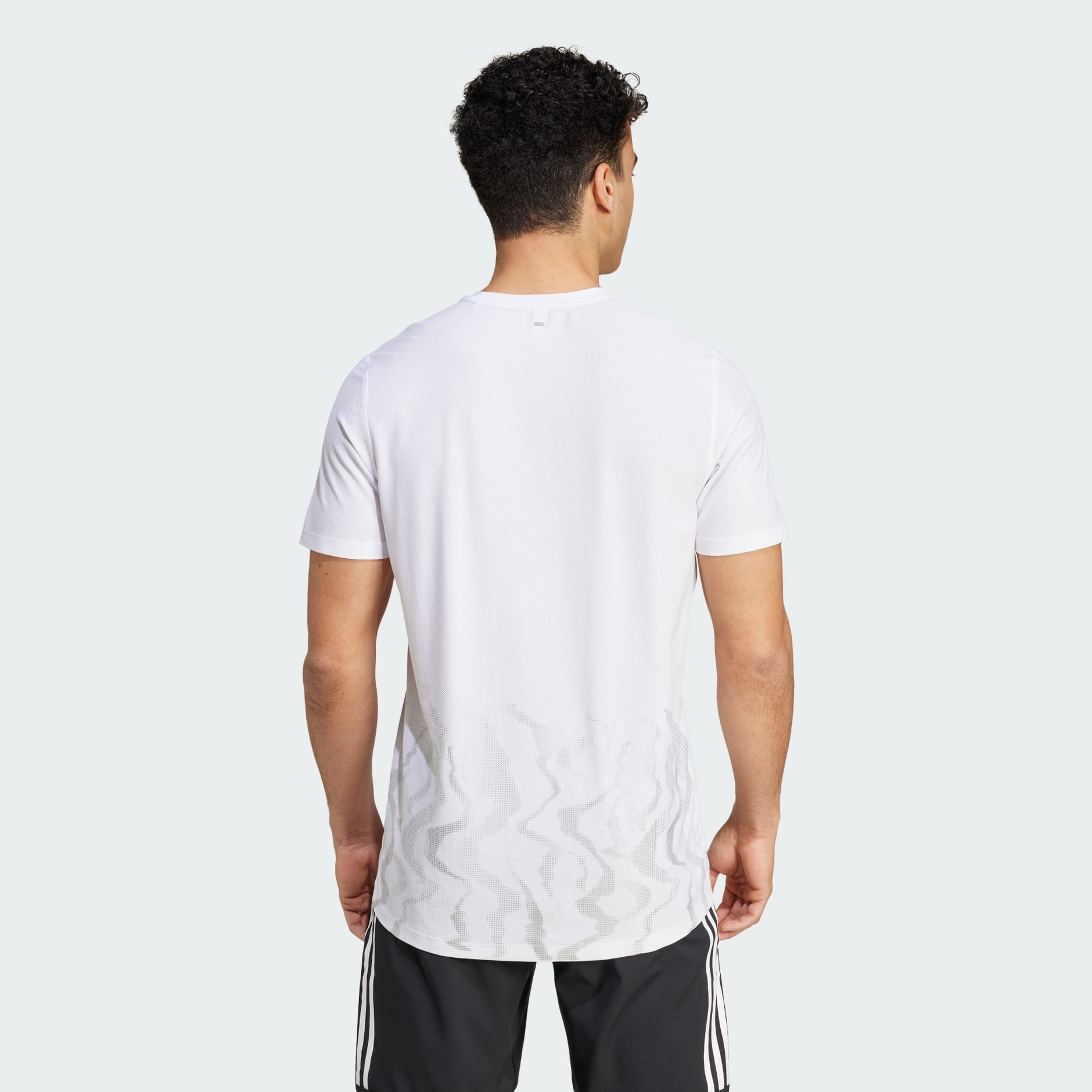 Clothing - Running Ultimate UB Graphic Tee - White | adidas Oman