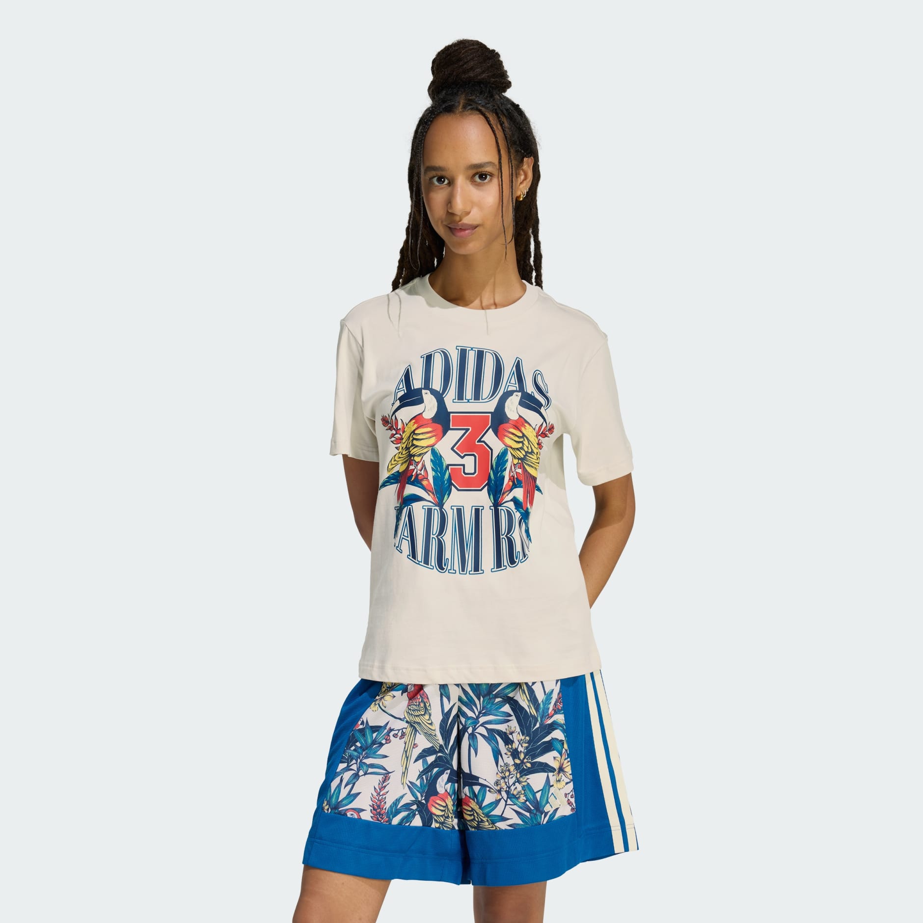 ADIDAS x FARM RIO GRAPHIC T-SHIRT