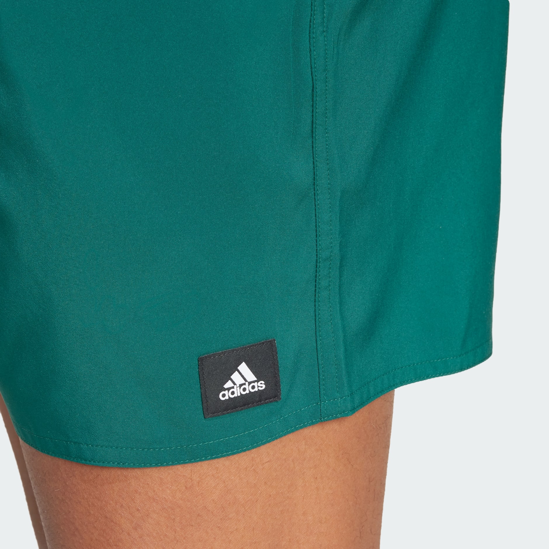 Clothing Solid CLX Short Length Swim Shorts Green adidas South Africa