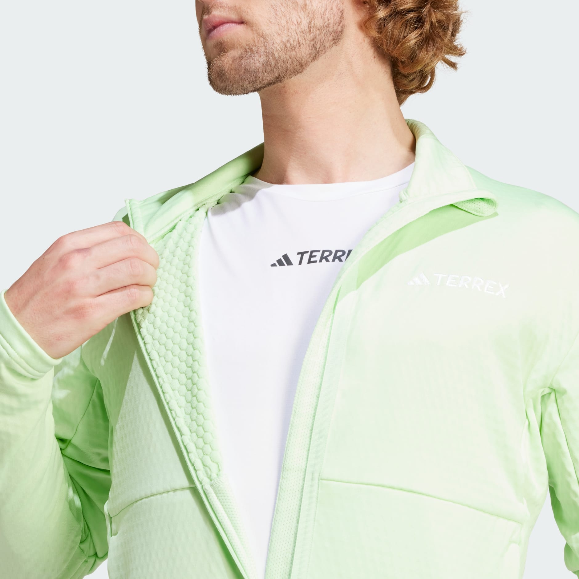 adidas | adidas Green Terrex Fleece - Jacket Full-Zip KE Light Multi