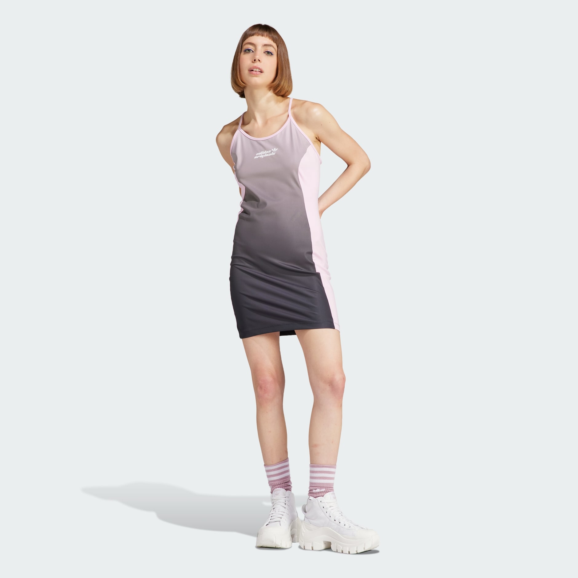 Women's Clothing - Racerback Sporty Dress - Pink