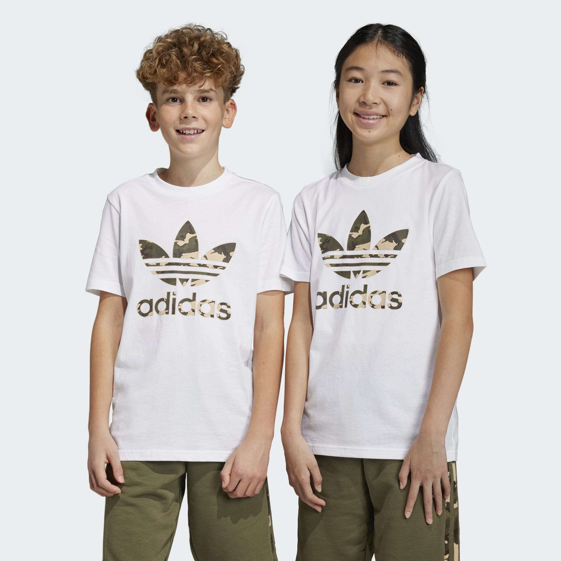 Raad bar niet verwant Kids Clothing - Camo Tee - White | adidas Saudi Arabia