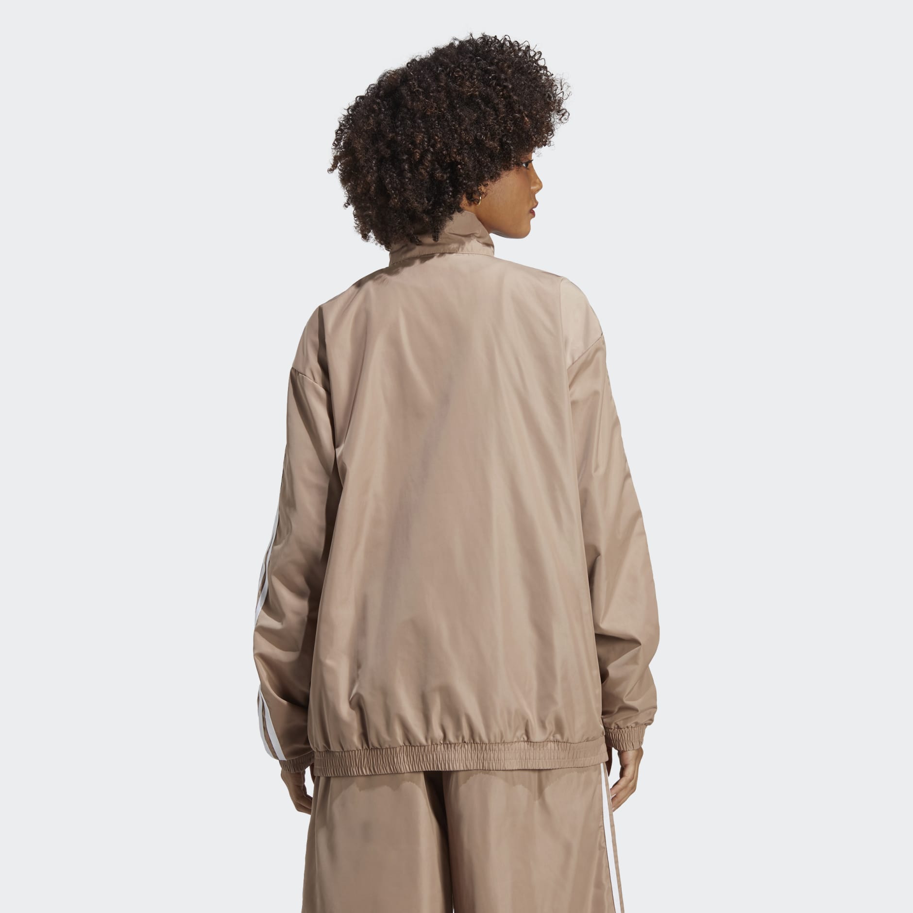 Women's Clothing Oversized Track Jacket Brown adidas Egypt