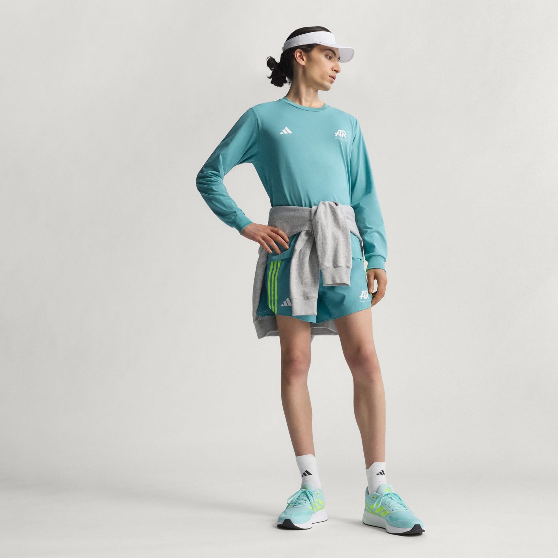 تي شيرت Runners بأكمام طويلة (للجنسين)