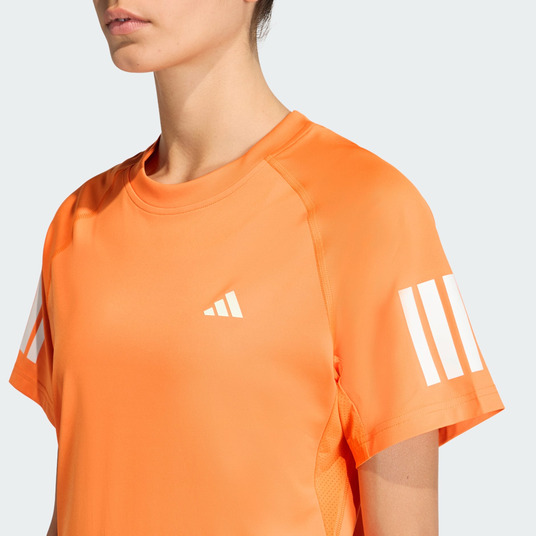 Tricou de tenis Club cu 3 dungi și tehnologie Climacool