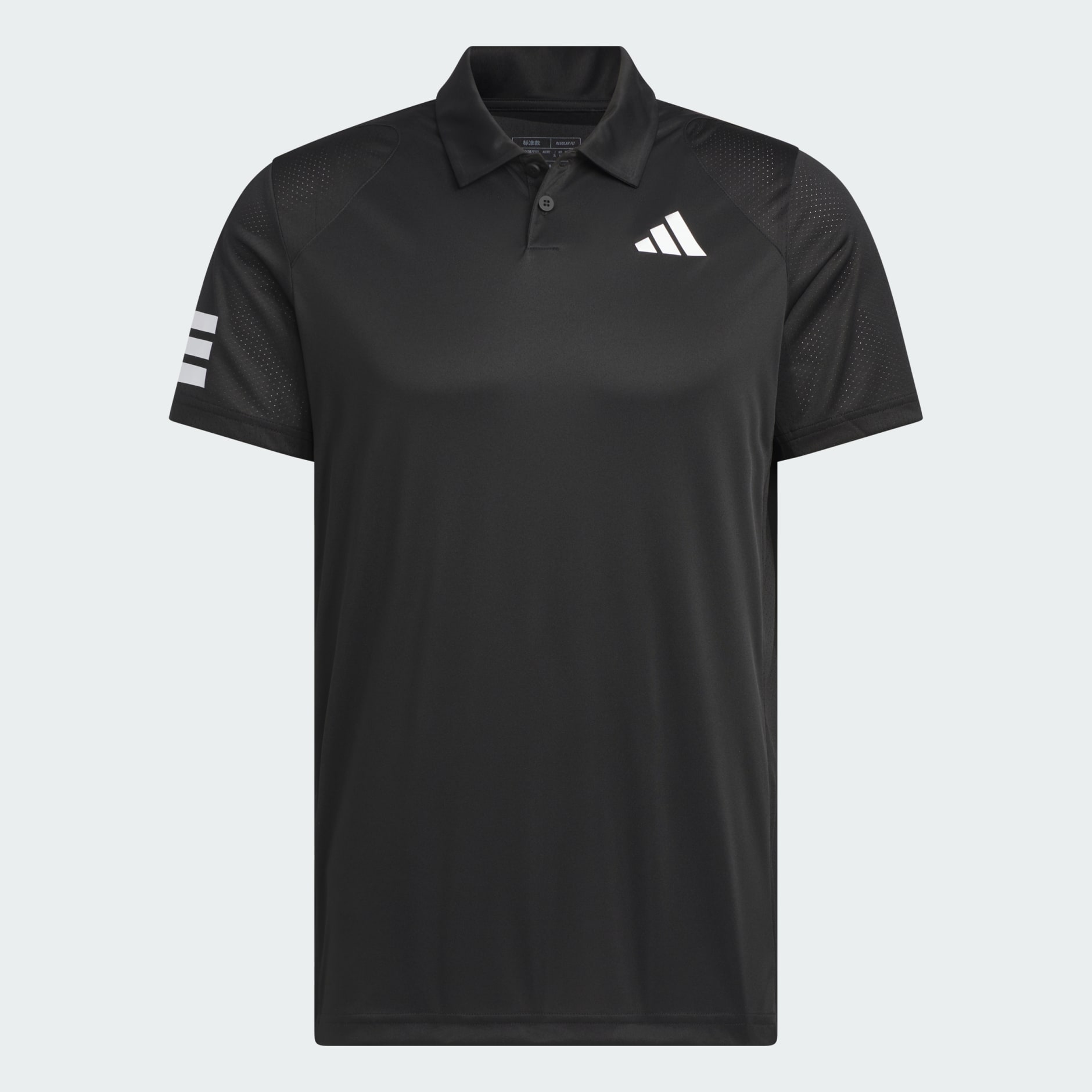 Club Tennis 3-Stripes Polo Shirt - Black | adidas Hong Kong