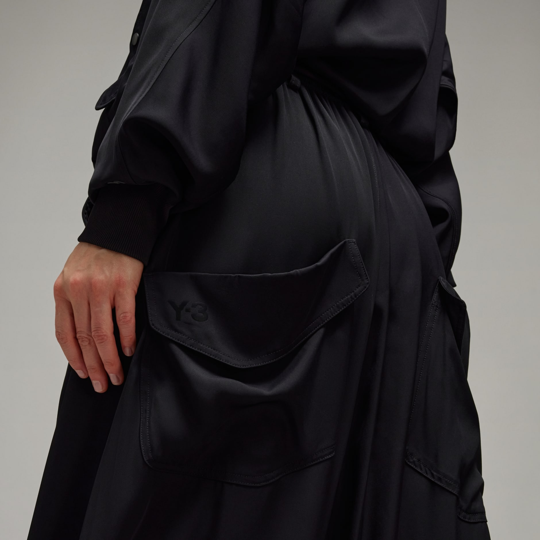 【Adidasコリア】 Y-3 Rayon Twill Wide Pants ADIDAS ORIGINALS + Y-3 twill wide-leg pants | NET-A-PORTER