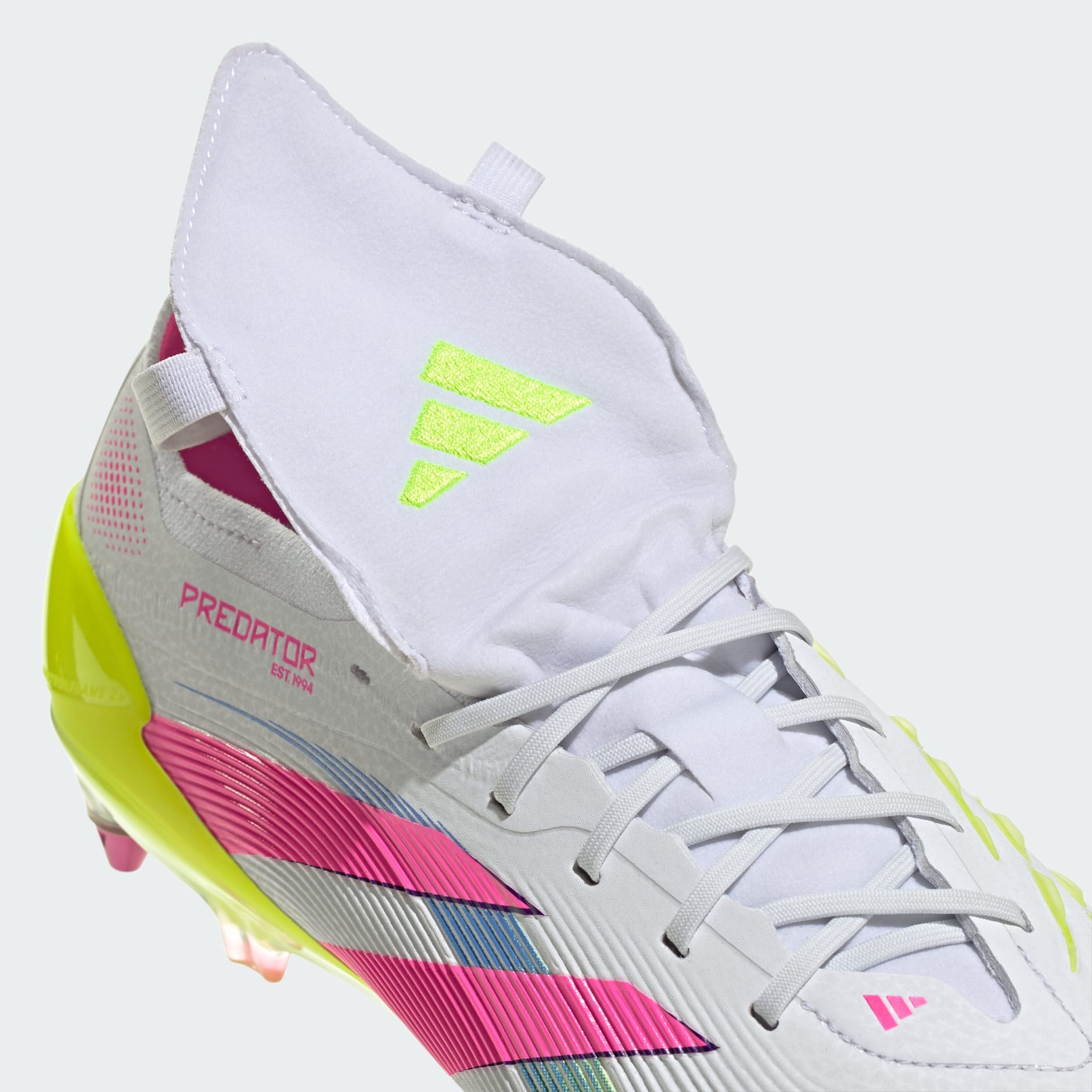 Ghete de fotbal cu limbă pliată pentru teren moale Predator Elite