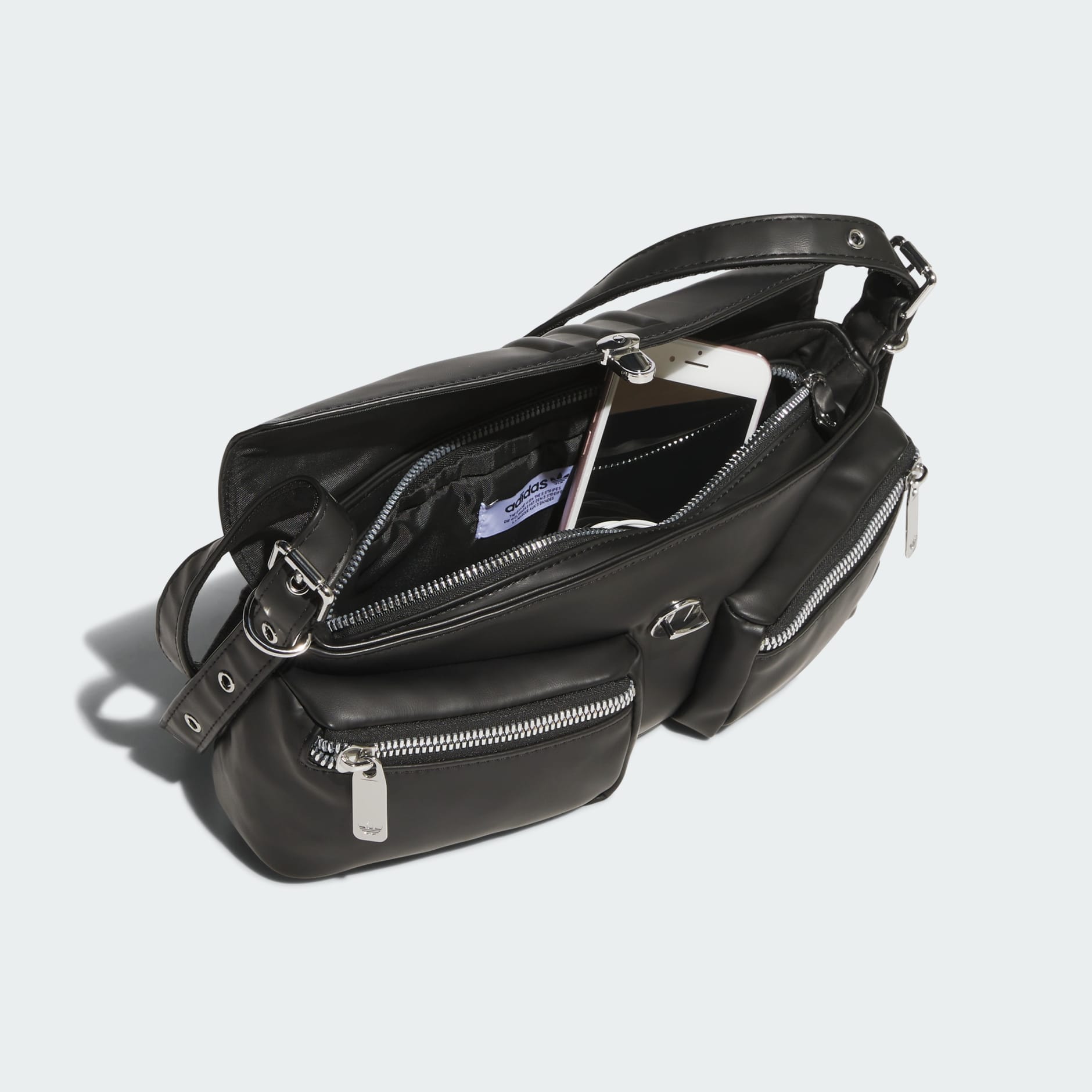 ☆Adidas☆Originals HOBO PU LEATHER BAG Black Originals Hobo PU Leather Bag - Black | adidas Hong Kong