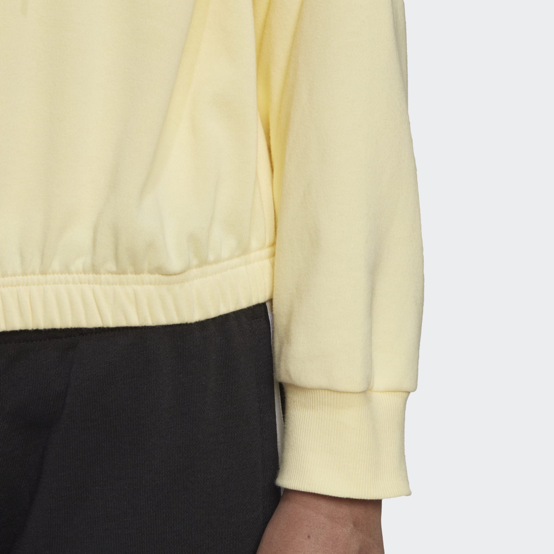 Hyperglam 3-Stripes with Cutout Detail Sweatshirt