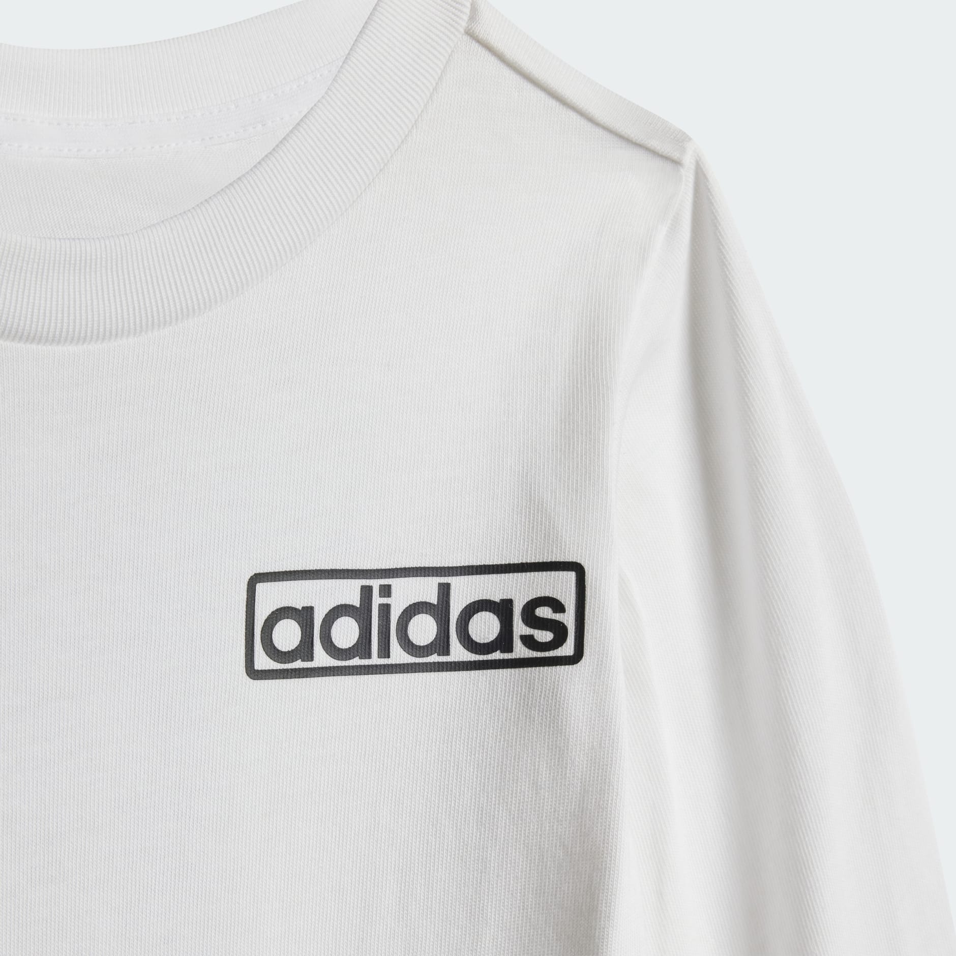 طقم تيشيرت أكمام طويلة من أديبريك