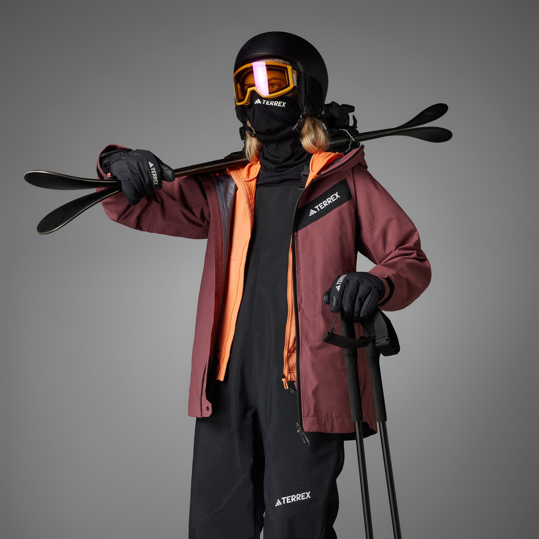 Hlače Terrex Techrock 3L GORE-TEX C-Knit Bib