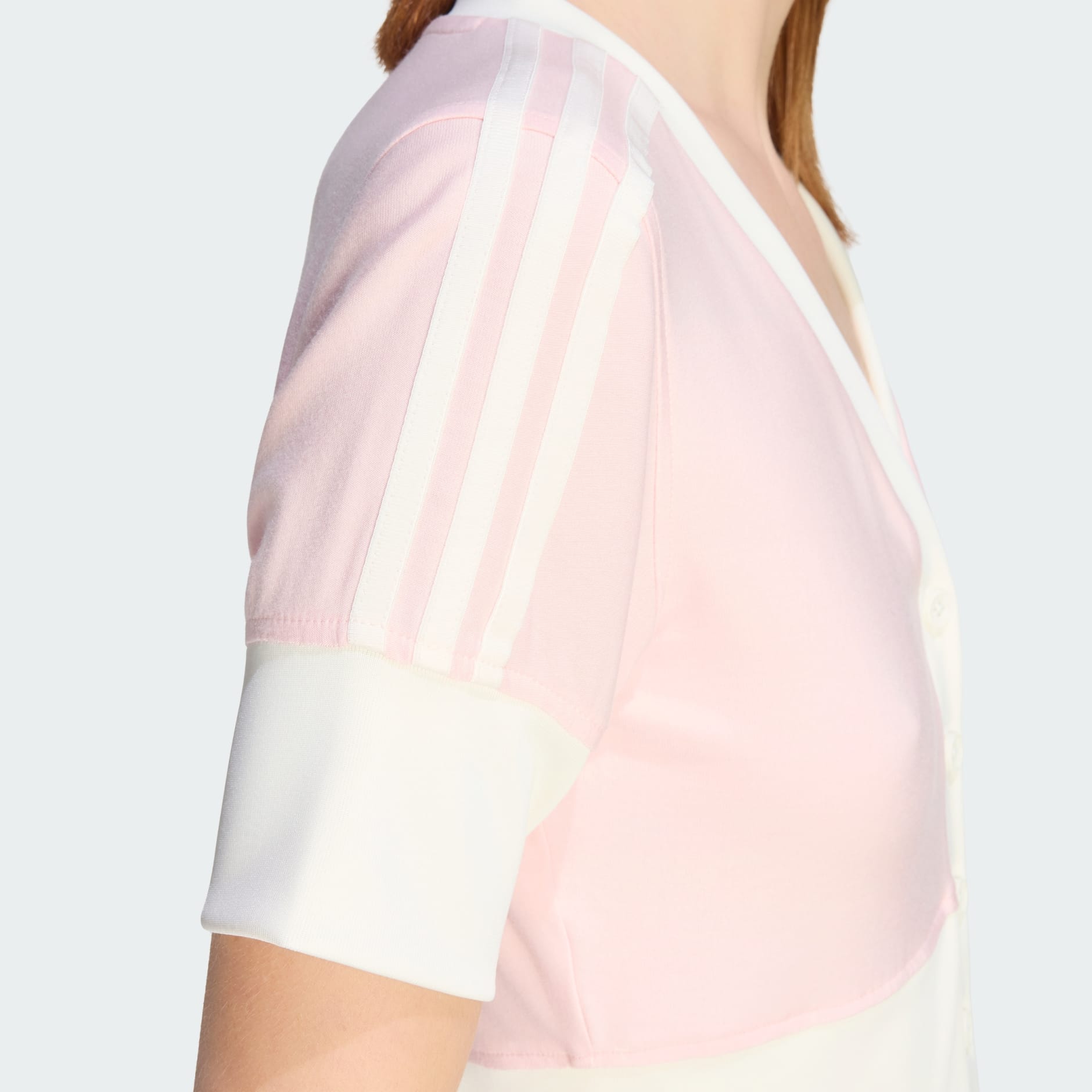 V-NECK SHIRT WITH BUTTONS