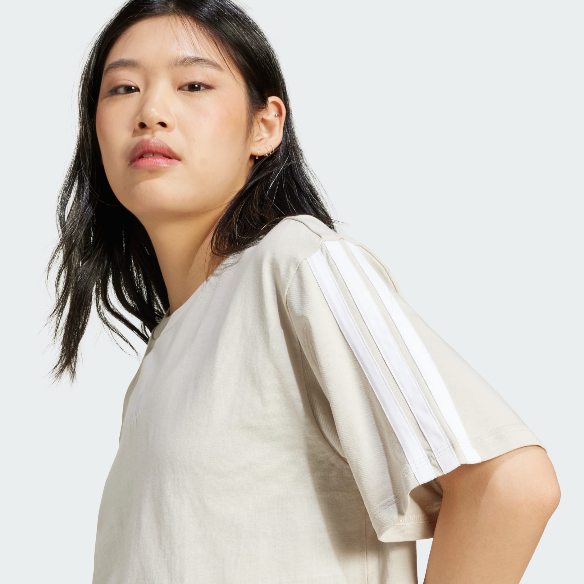 Essentials 3-Stripes Boyfriend Tee