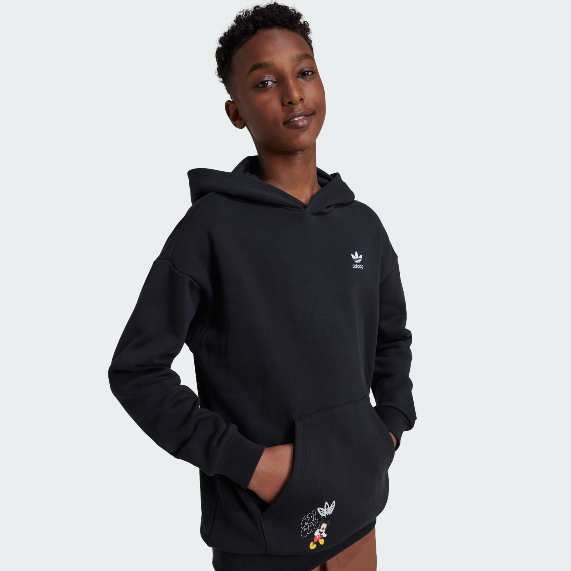 Fashion black mickey mouse hoodie