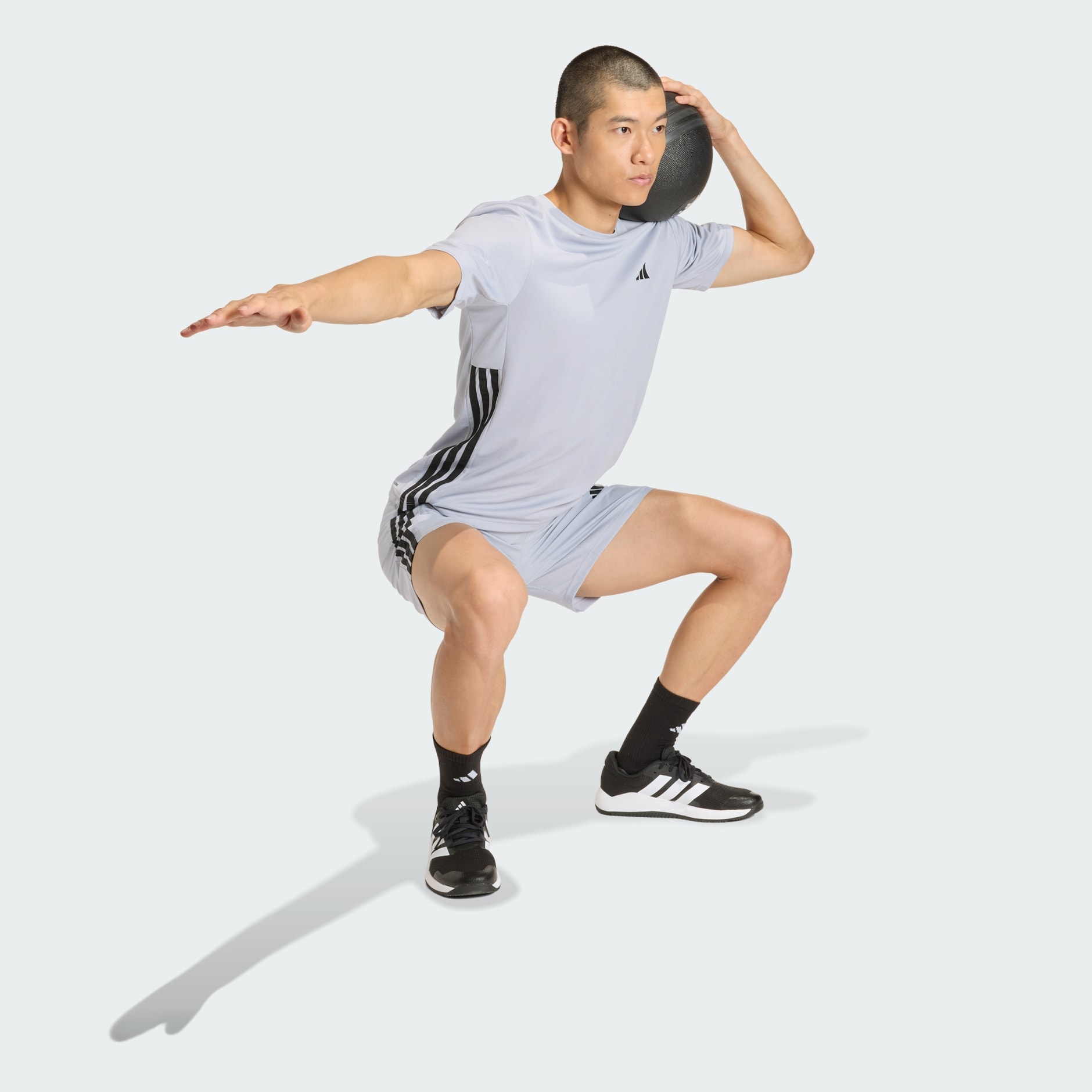 TRICOU WORKOUT ESSENTIALS BASE CU 3 DUNGI