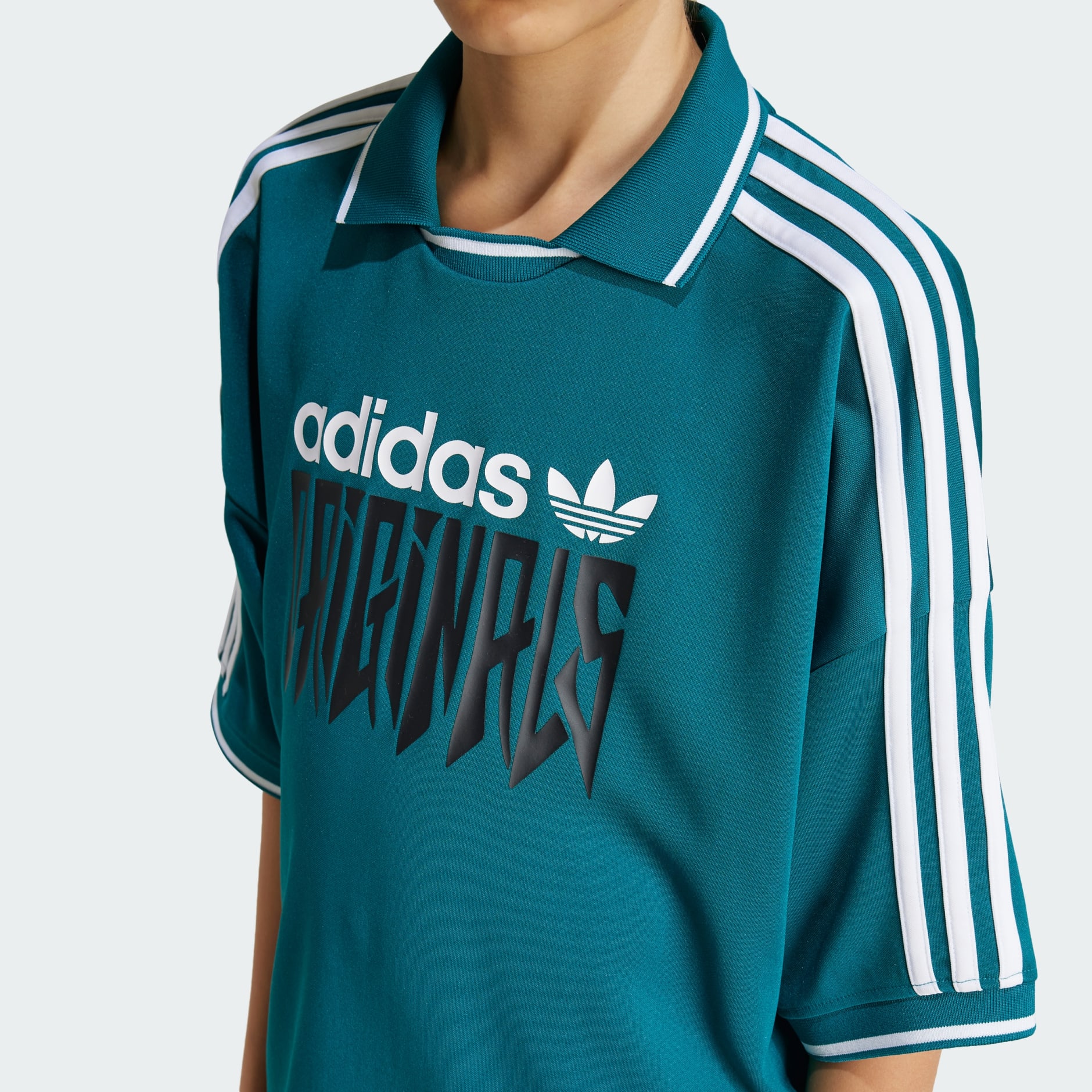 adidas Graphic Jersey Tee Kids Turquoise adidas KE