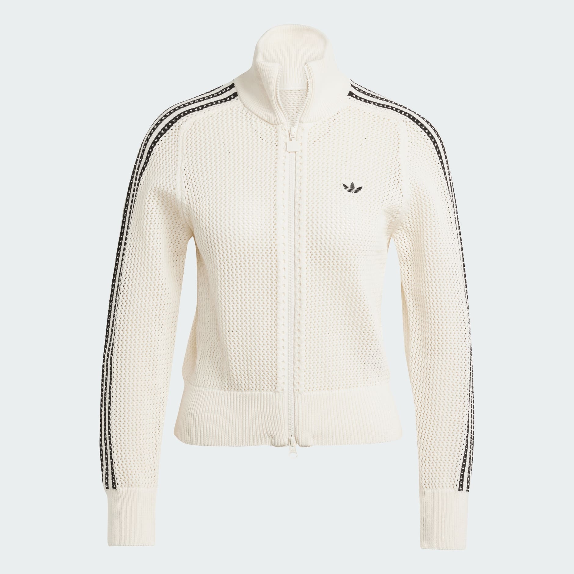 CLOTHING - Originals Premium Crochet Track Top - White