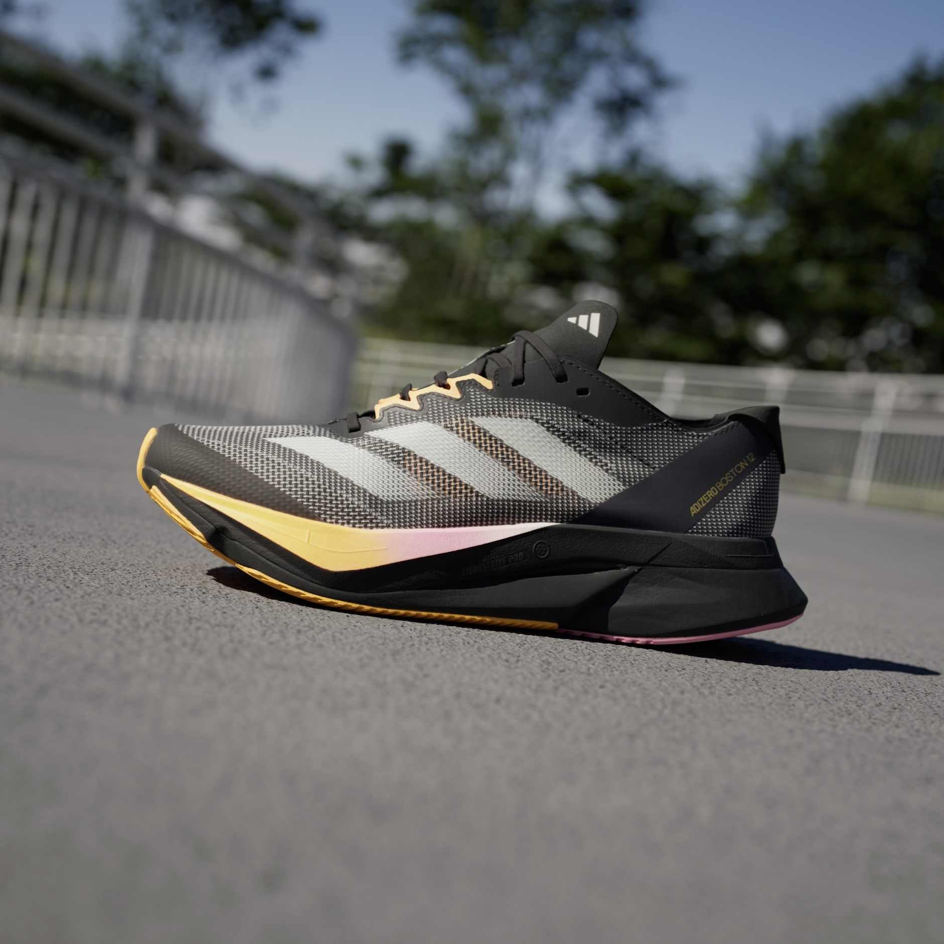 Shoes - Adizero Boston 12 Shoes - Black | adidas South Africa