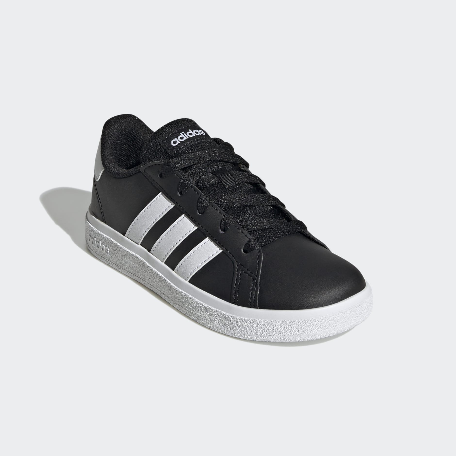Observar solamente Indomable adidas Grand Court Lifestyle Tennis Lace-Up Shoes - Black | adidas KW