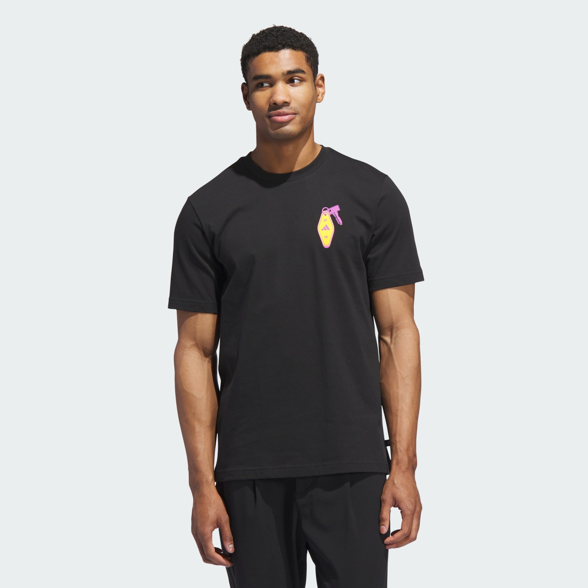 adidas Chip In Nyc Graphic Tee - Black | adidas UAE