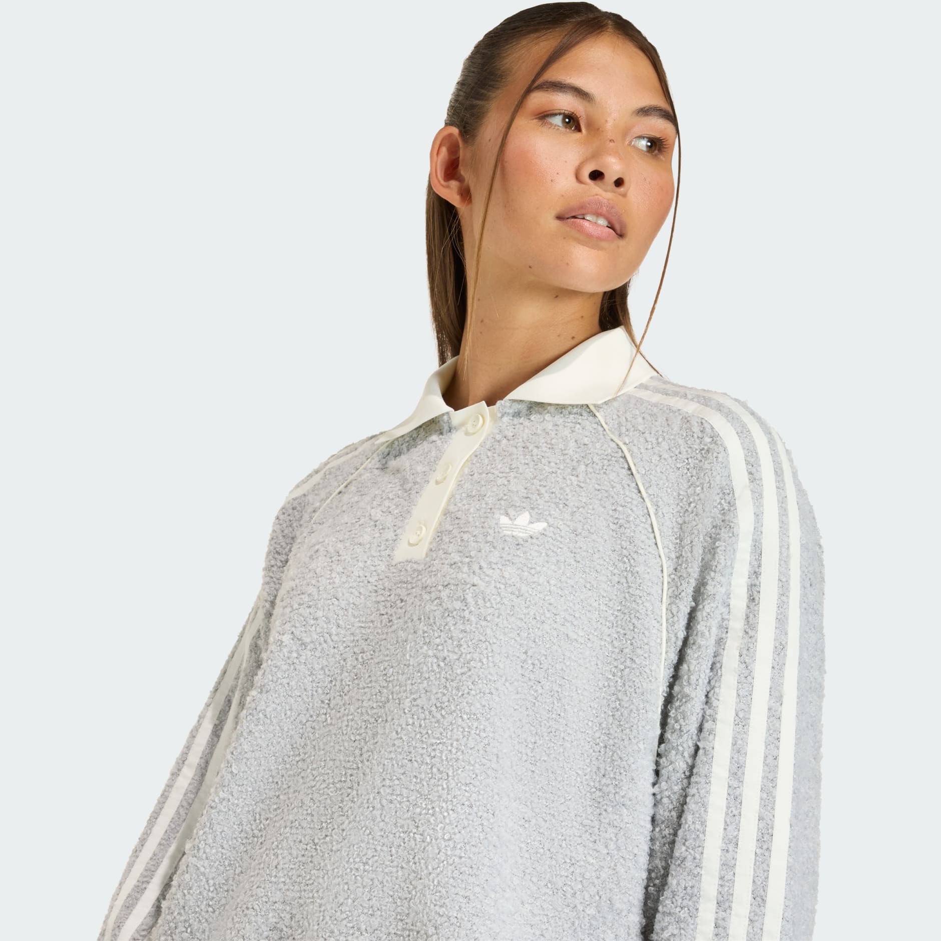 חולצת פולו גדולה במיוחד ADIDAS ORIGINALS BOUCLE