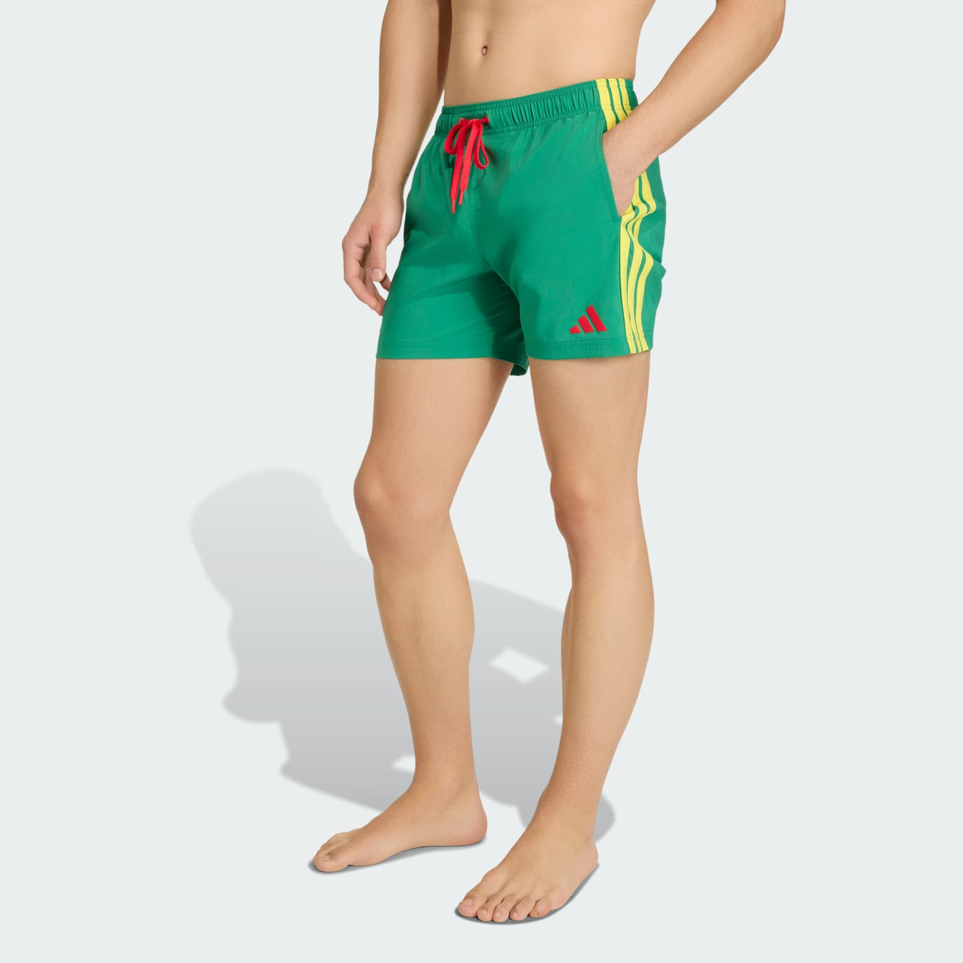 3 STRIPES SWIM SHORTS 5 INCH