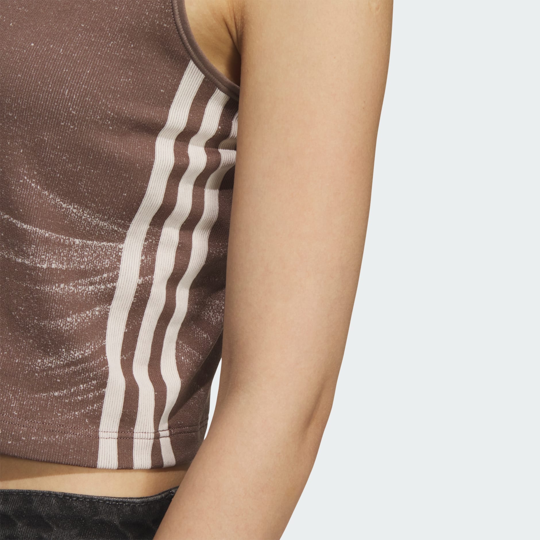 Fake Denim Padded Tank Top