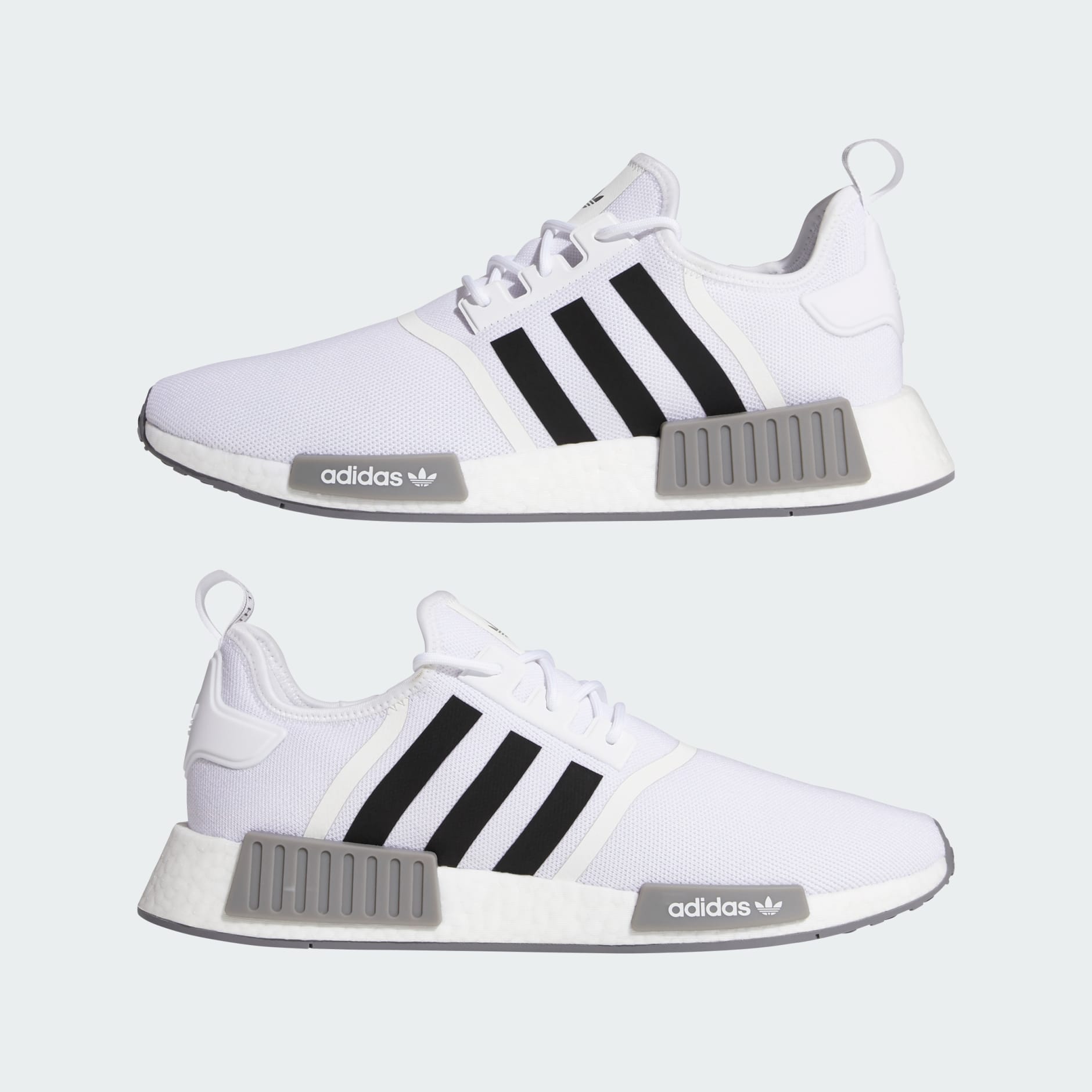 Nmd r1 men's white clearance black gradient