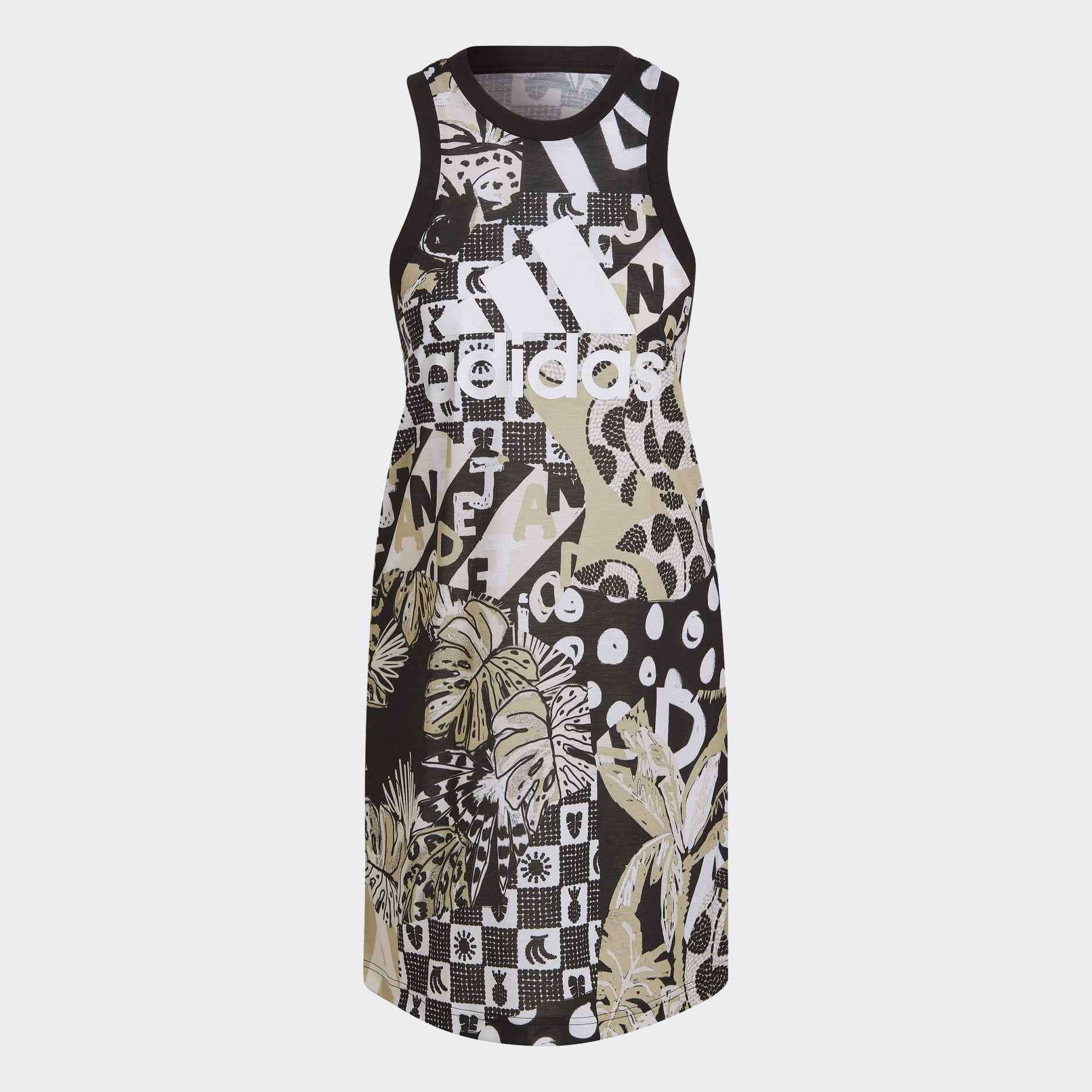 FARM Print Cotton Tank Dress