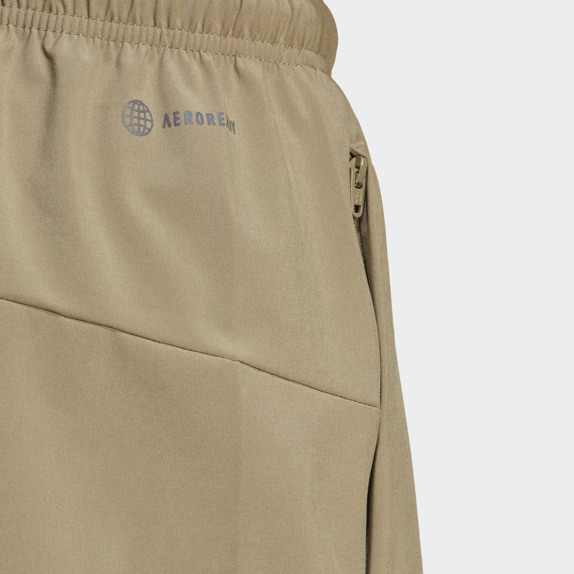 AlphaStrength Woven Zip Shorts