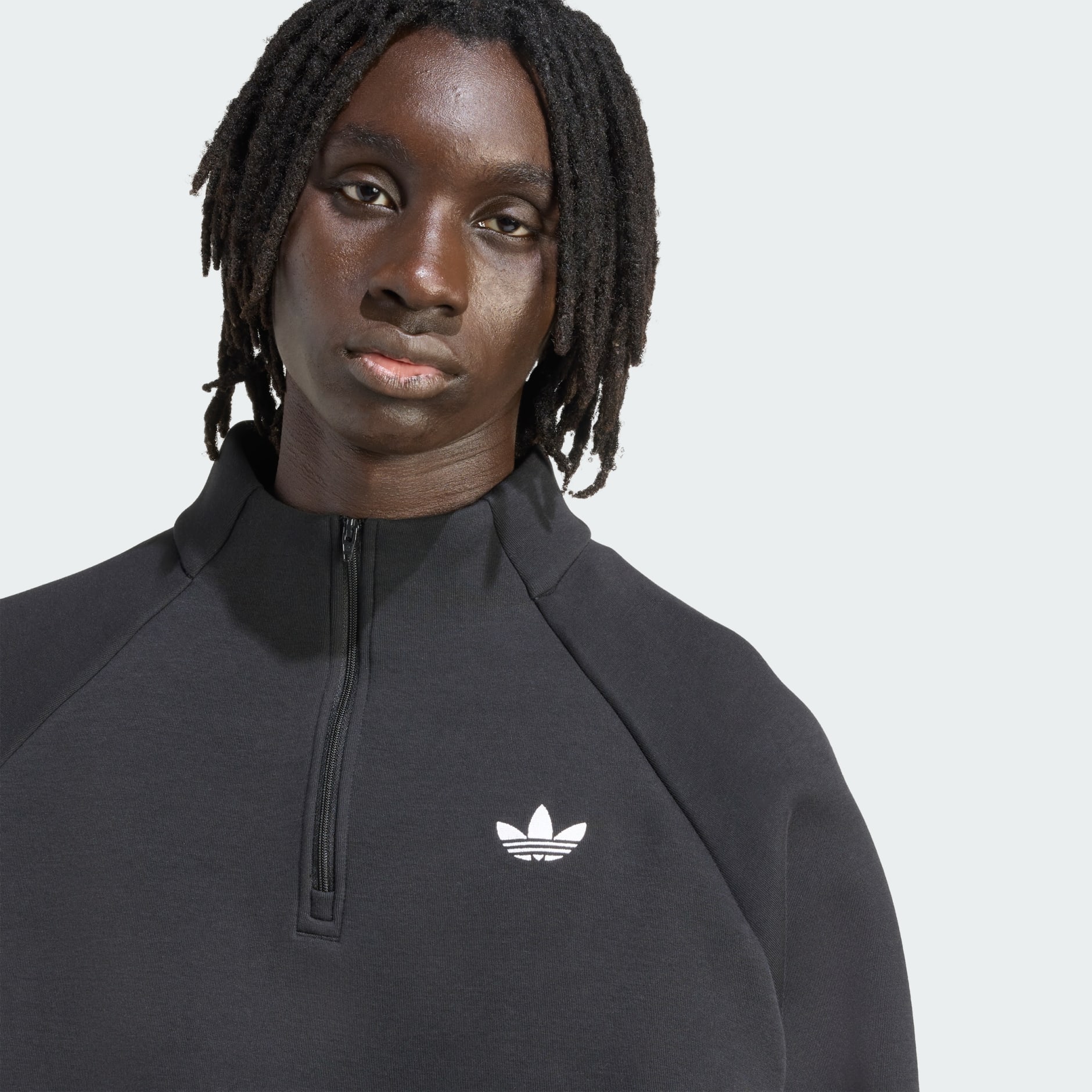 Sweatshirts - adidas Adicolor Spacer Drill Top - Black | adidas Oman