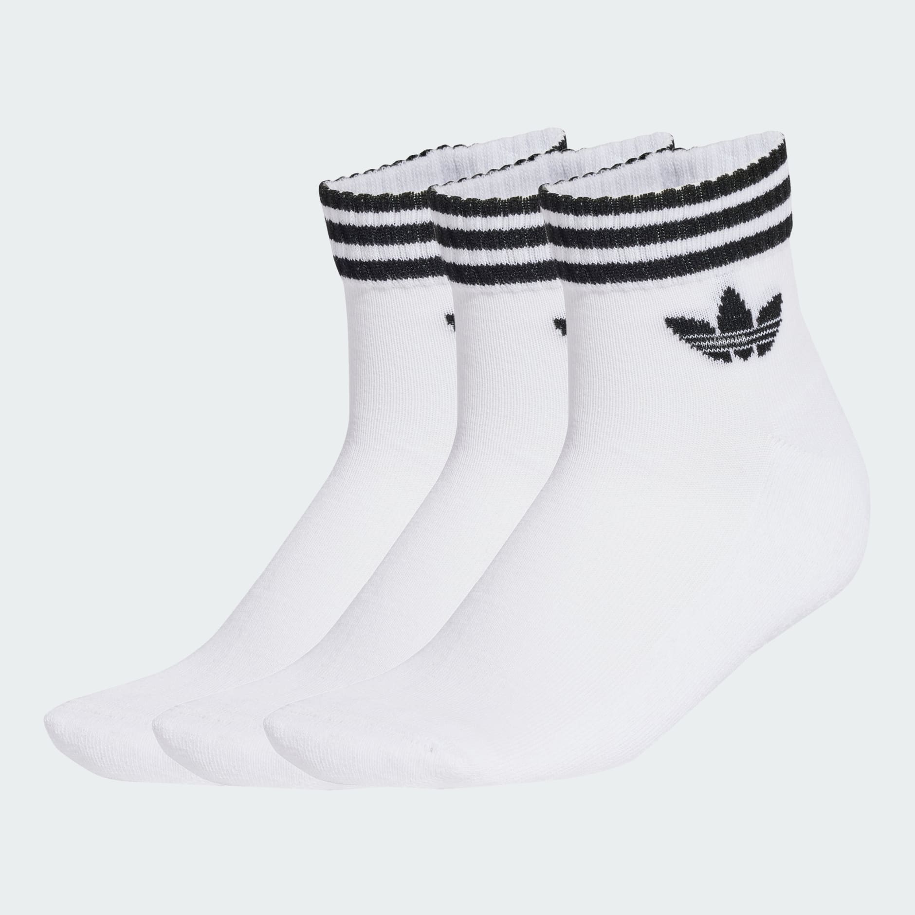 3-Stripes Ankle Socks 3 Pairs