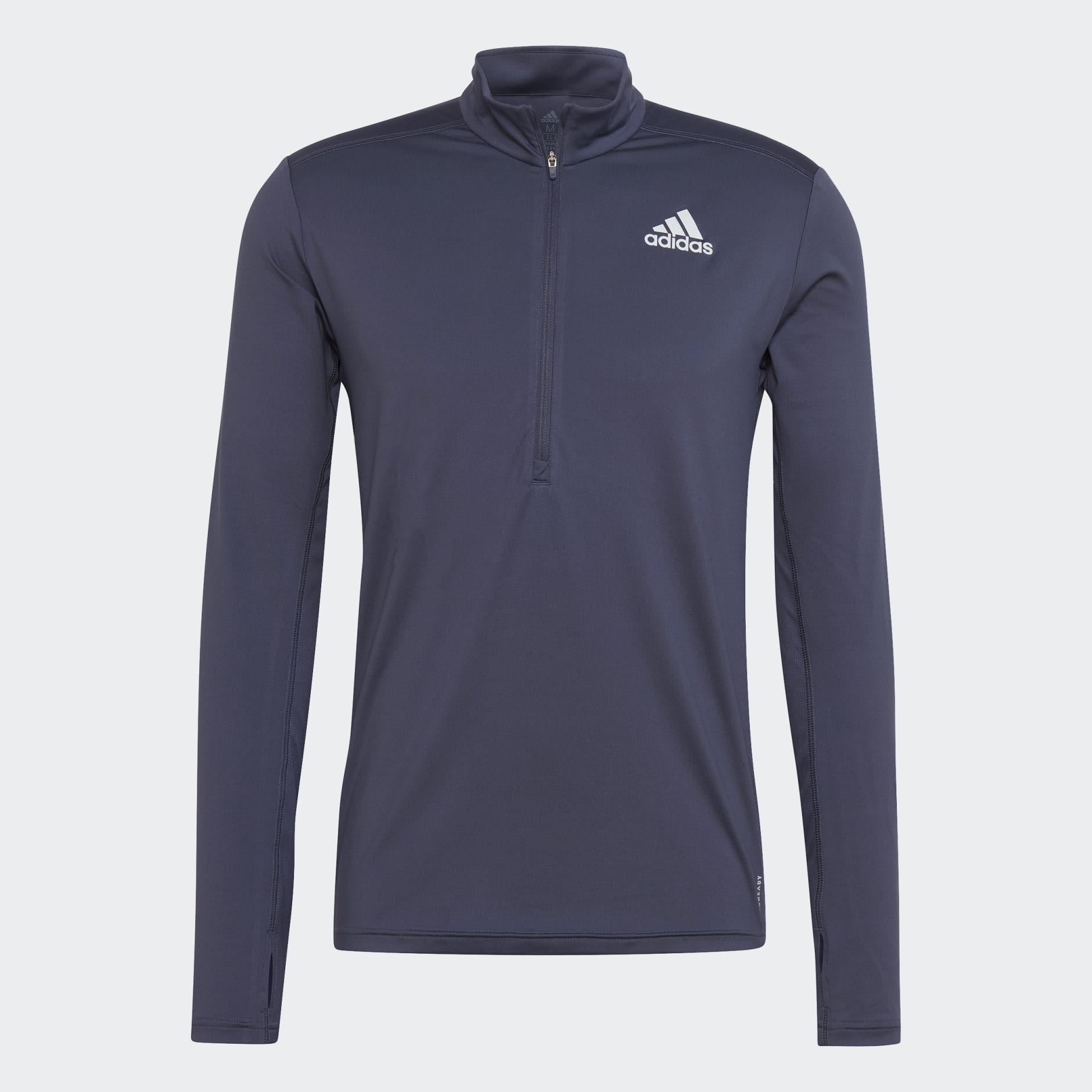 adidas Own The Run 1/2 Zip Long Sleeve Tee