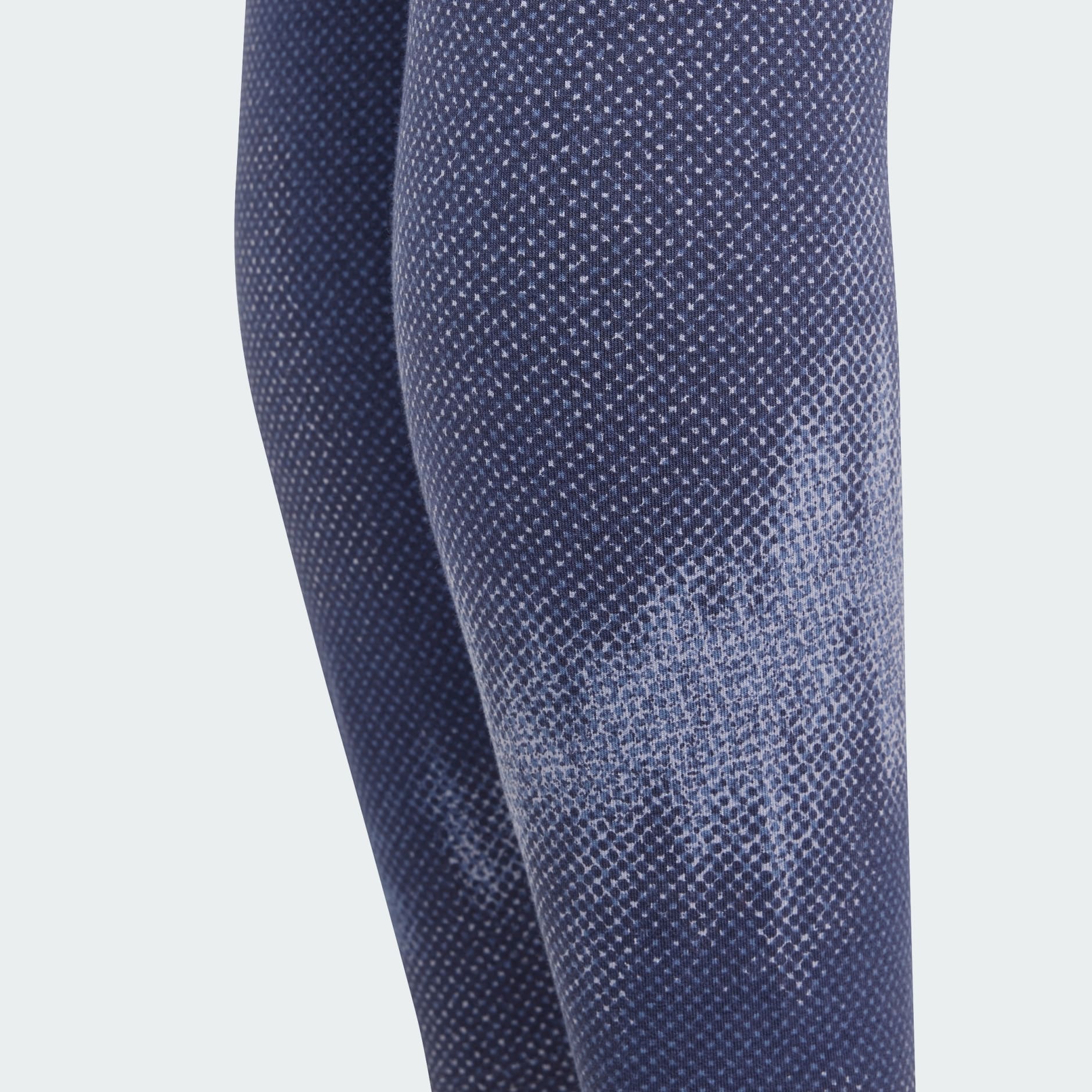 adidas Future Icons Allover Print Cotton 7/8 Leggings - Blue