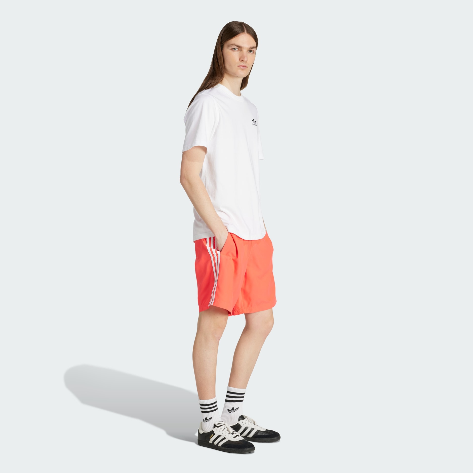 Kratke kupaće hlače Adicolor 3-Stripes 8-Inch