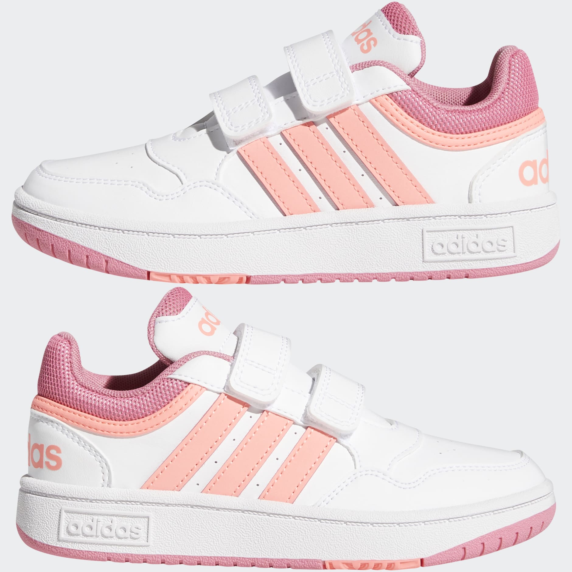 Hoops Lifestyle Basketball Hook-and-Loop Shoes