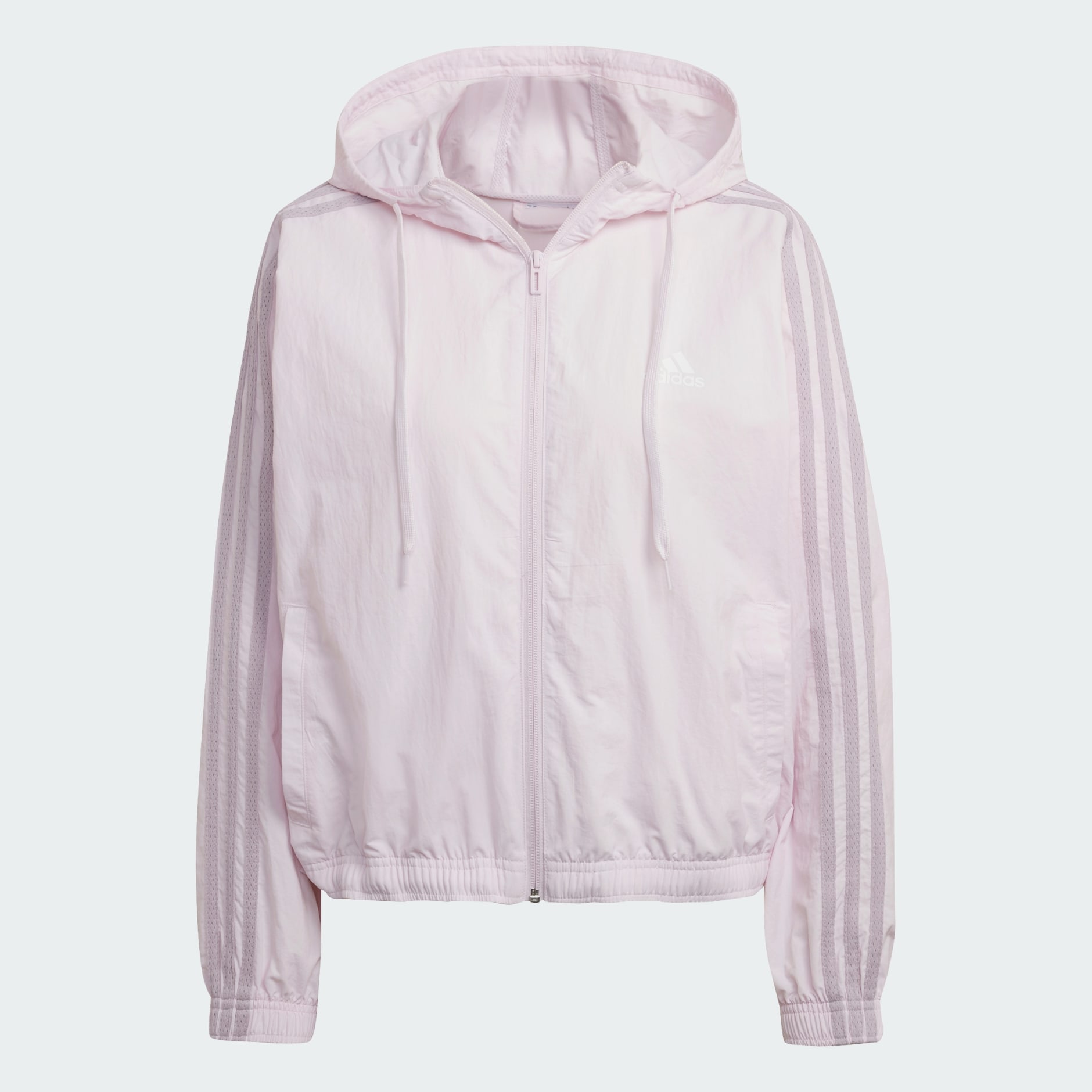Essentials Repeat Logo Loose Fit Windbreaker