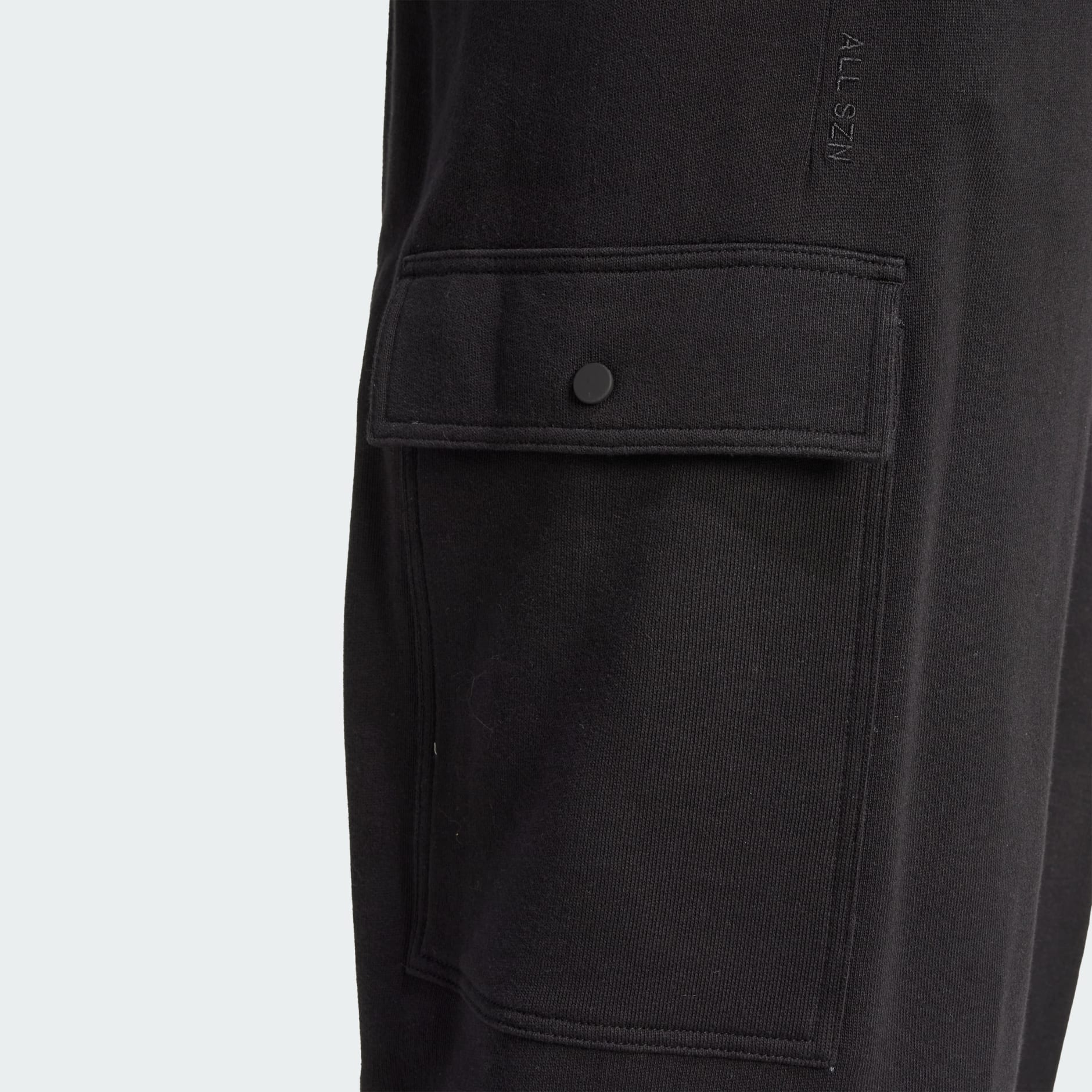 ALL SZN French Terry Loose Cargo Open Hem Pants