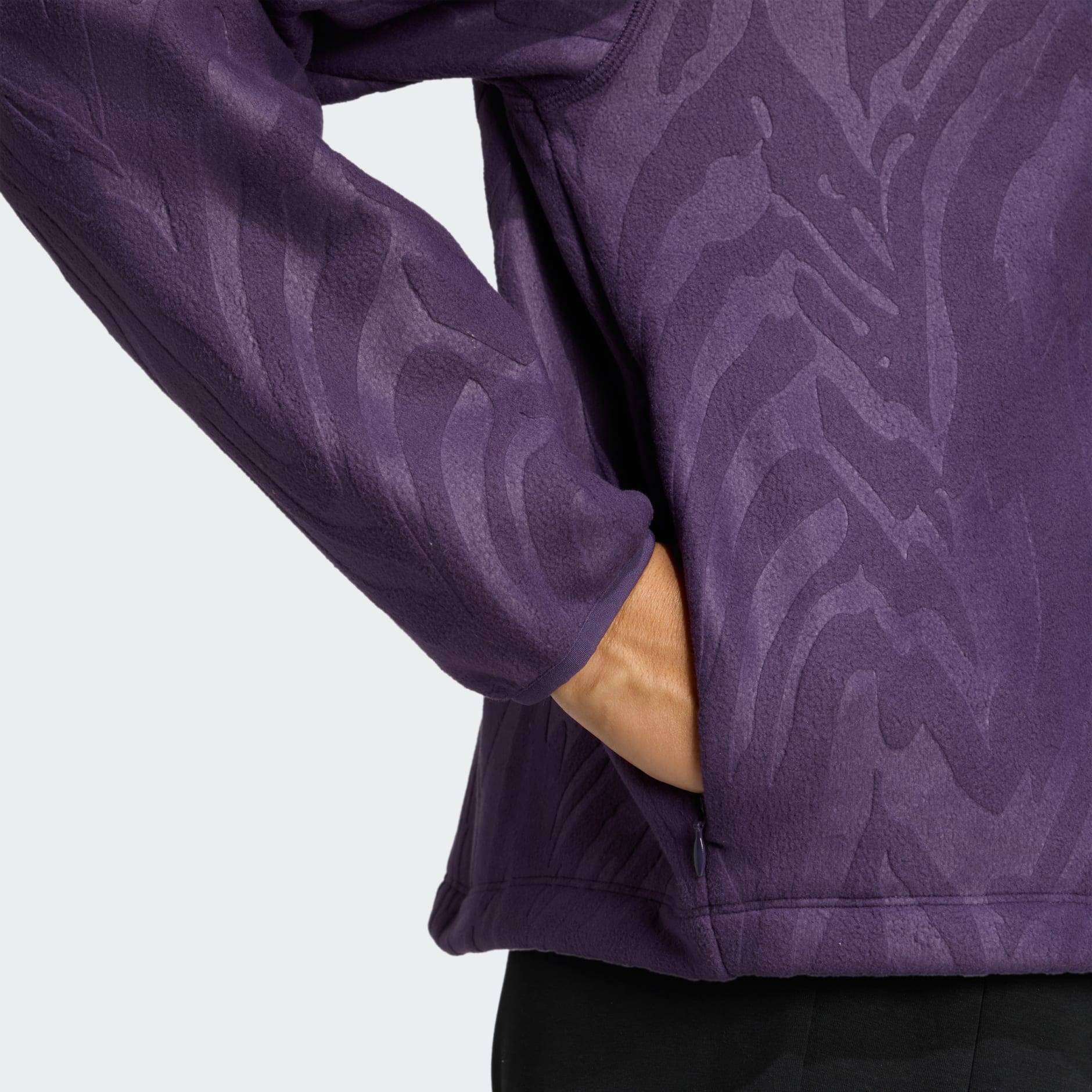 Pulover od toplog flisa AOP