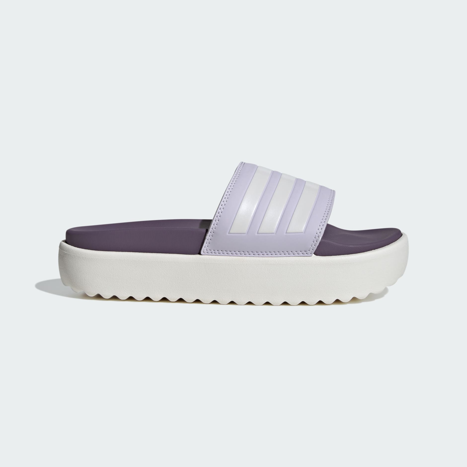 adidas Adilette Platform Slides - Purple | adidas UAE