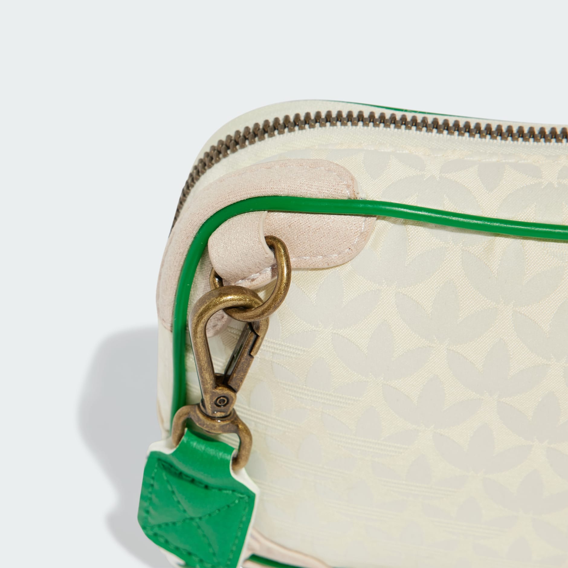 Trefoil Monogram Jacquard Suede Mini Airliner Bag