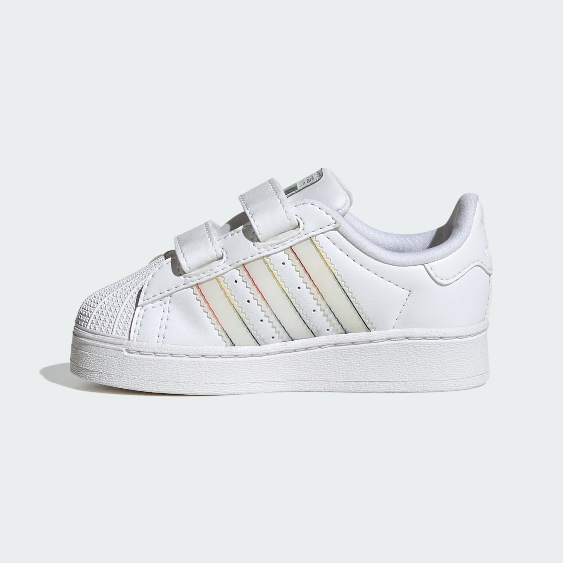 Superstar LED Lights Comfort Closure Shoes Kids - White