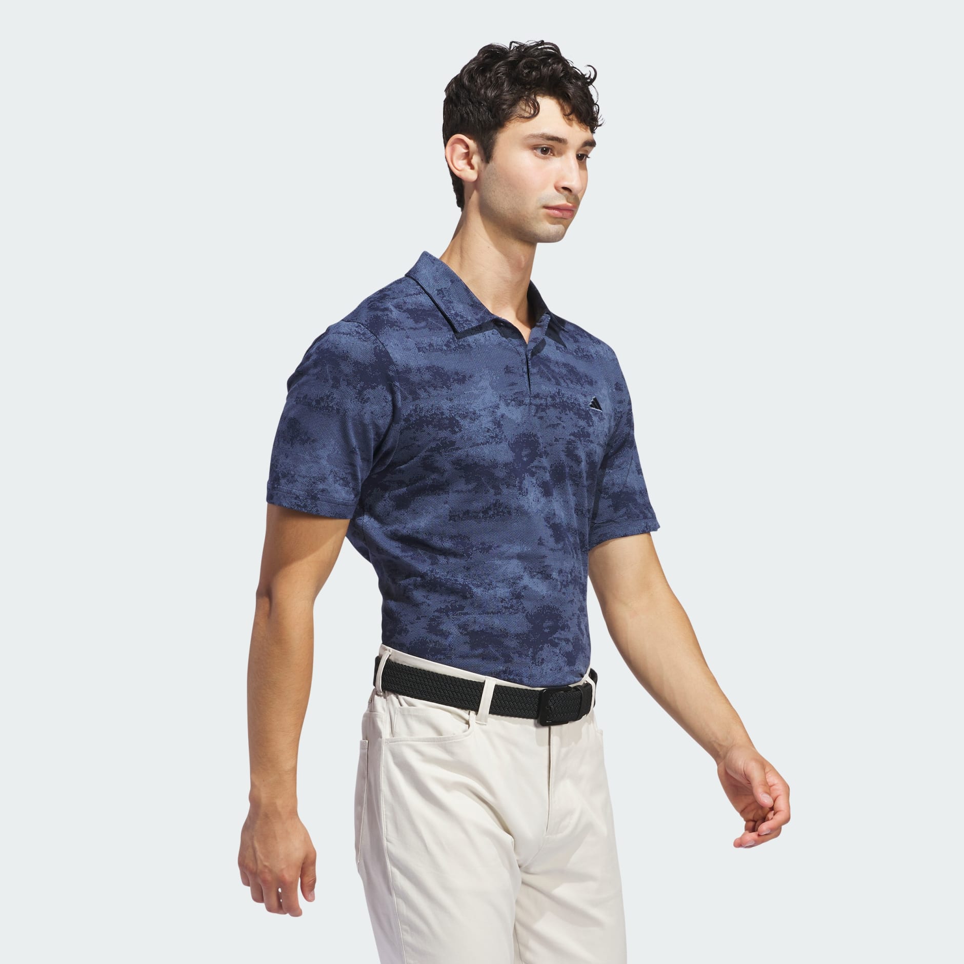 Go-To Printed Mesh Polo Shirt