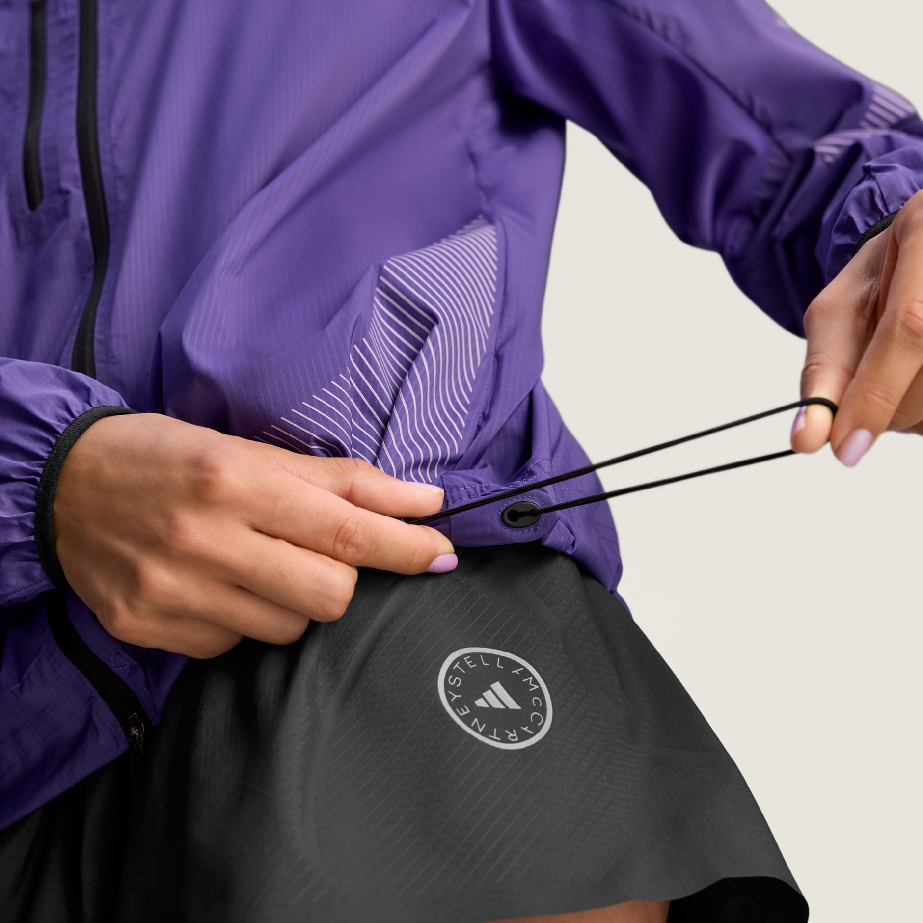 adidas adidas By Stella McCartney Running Jacket - Purple