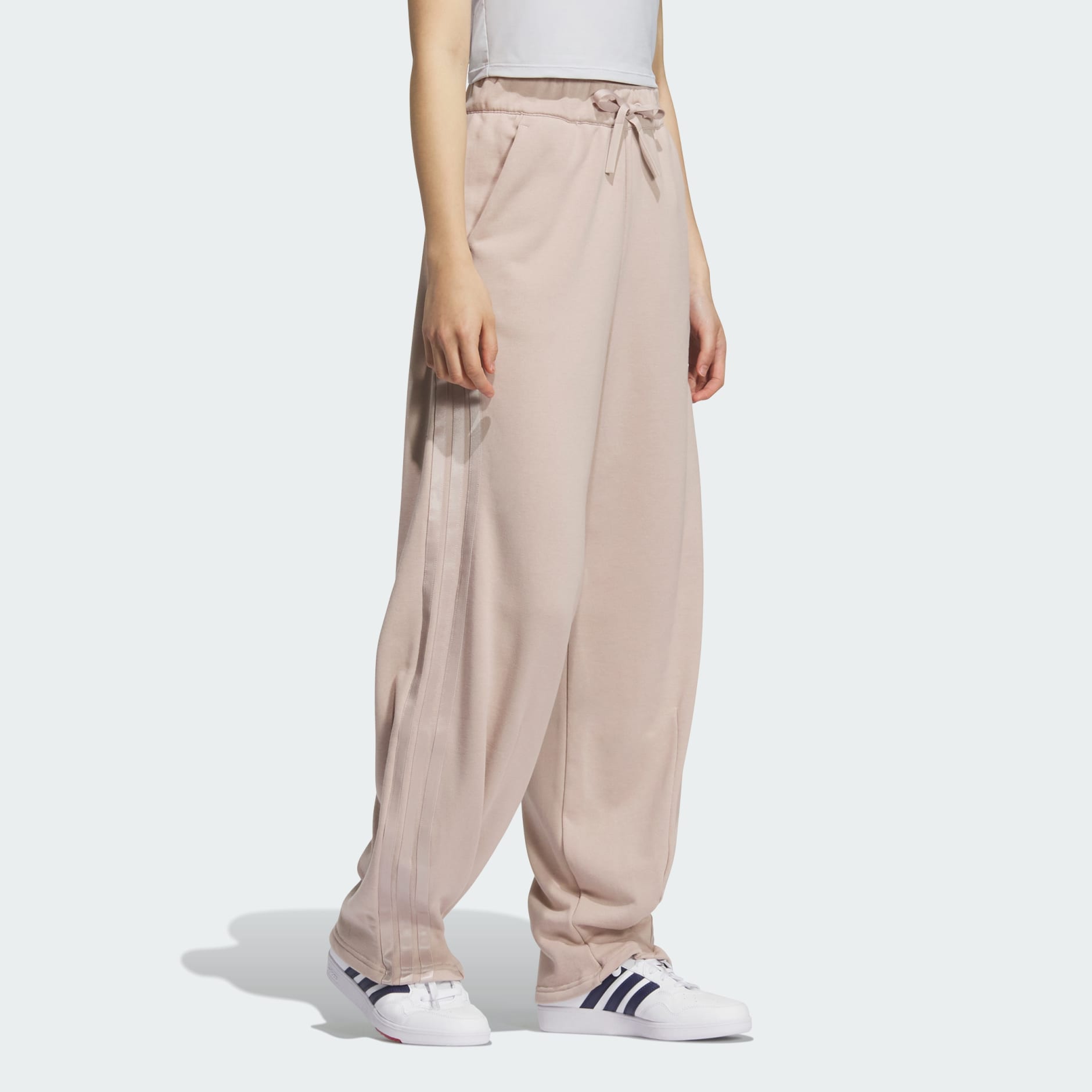 【adidas】FRENCH TERRRY ROSE JOGGERS ジョガーパンツ French Terrry Rose Pants - Brown | adidas Hong Kong