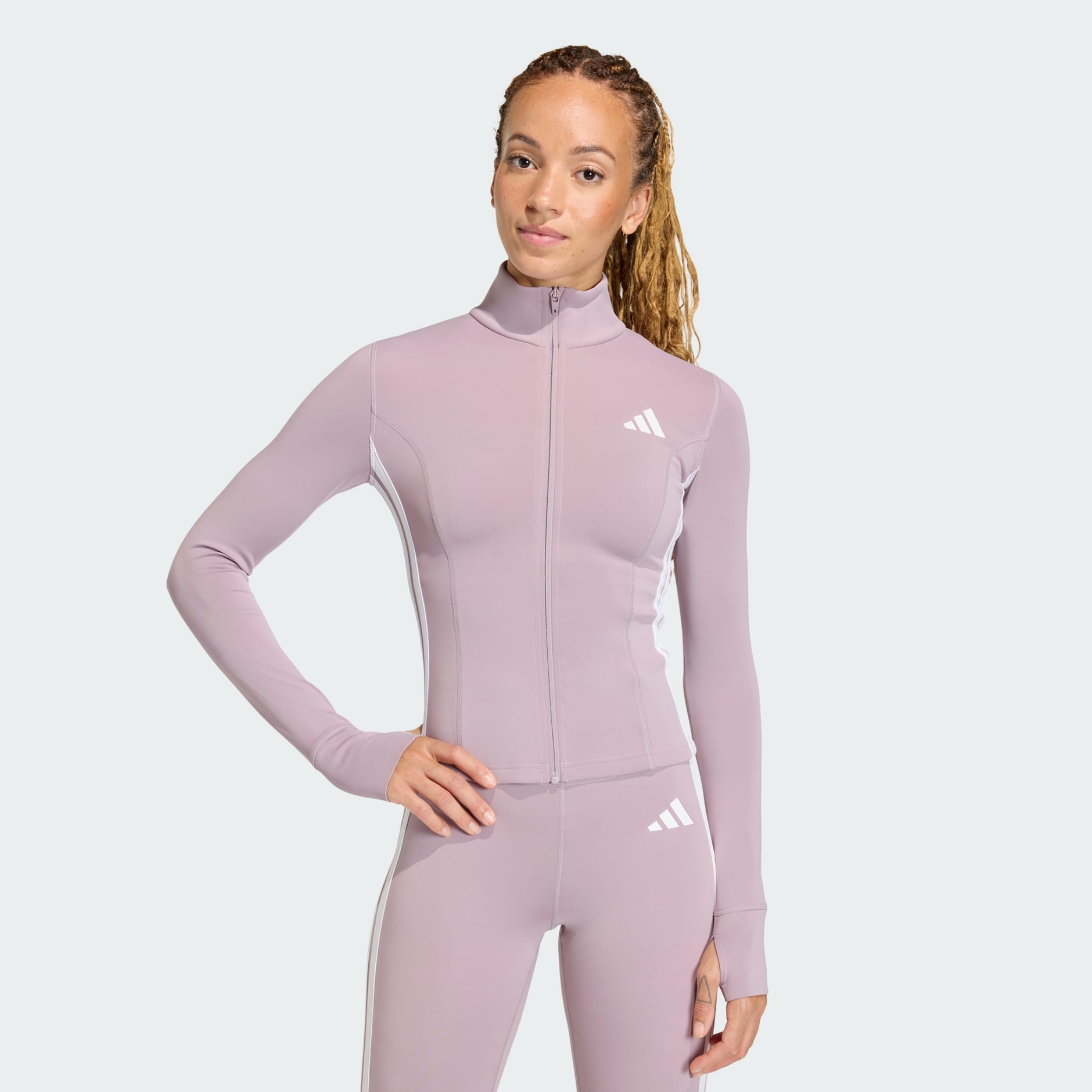 Workout Essentials Zip Through Jacket 3-Stripes