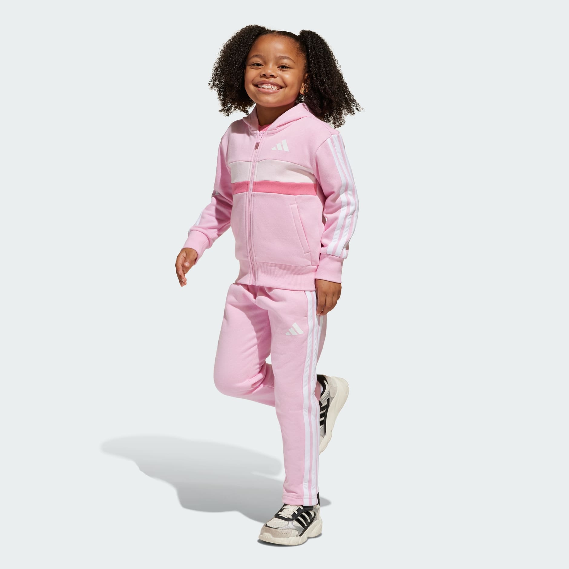 Seasonal Essentials Tiberio 3-Stripes Fleece Track Suit Kids
