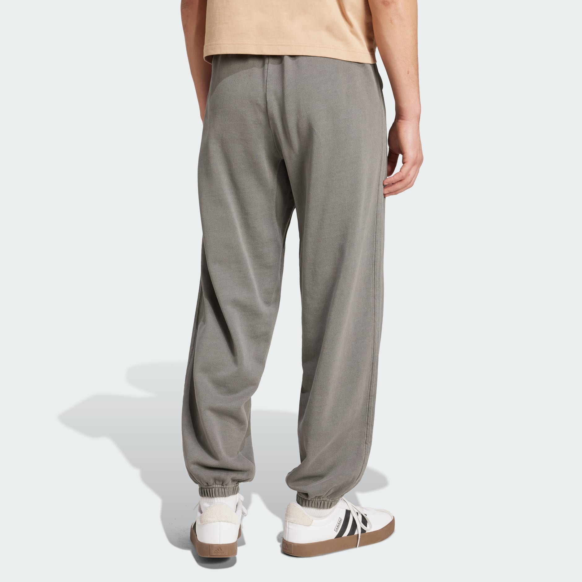 Clothing - ALL SZN French Terry Washed Loose Pants - Black