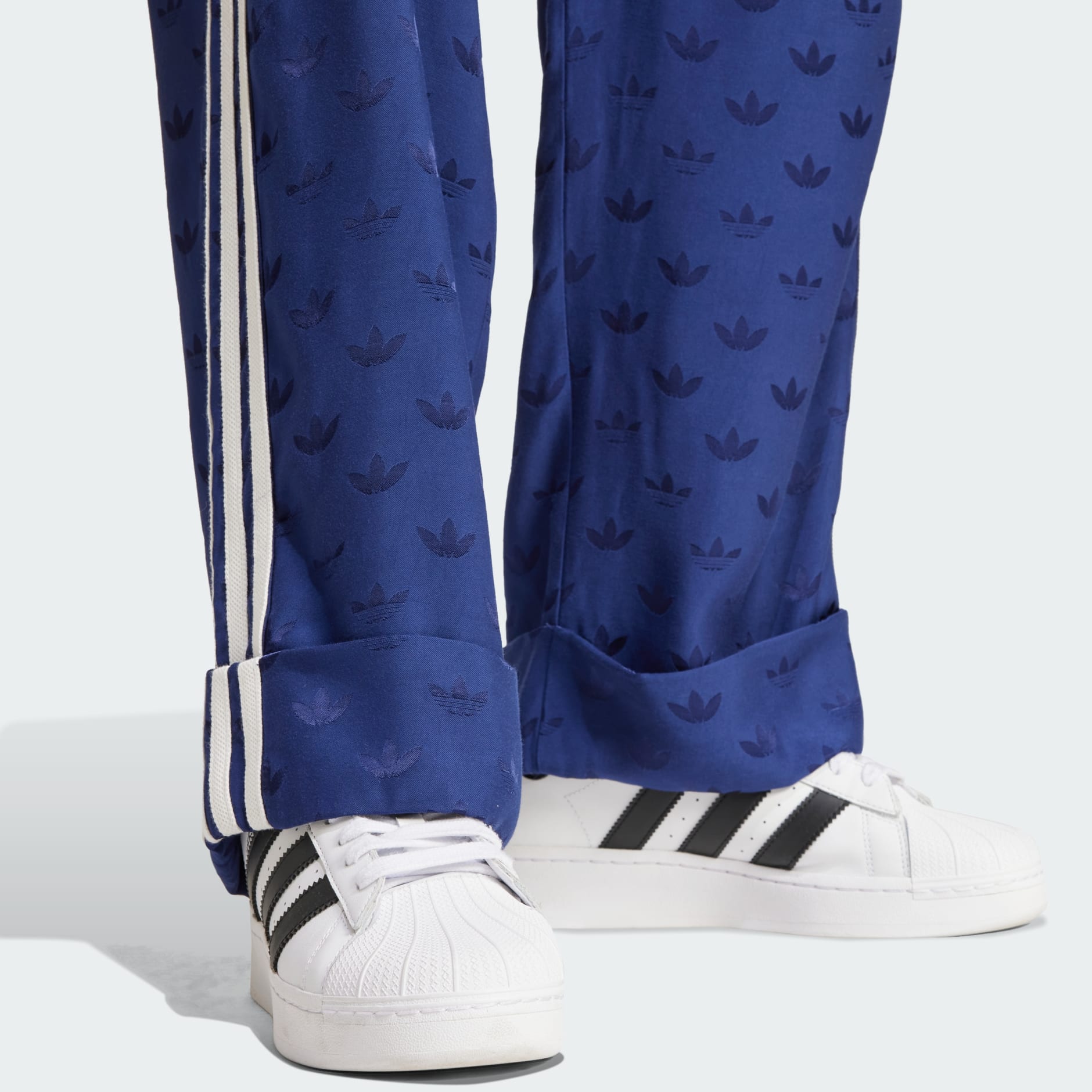 Women s Clothing Premium Woven Jacquard Pants Blue adidas Saudi Arabia